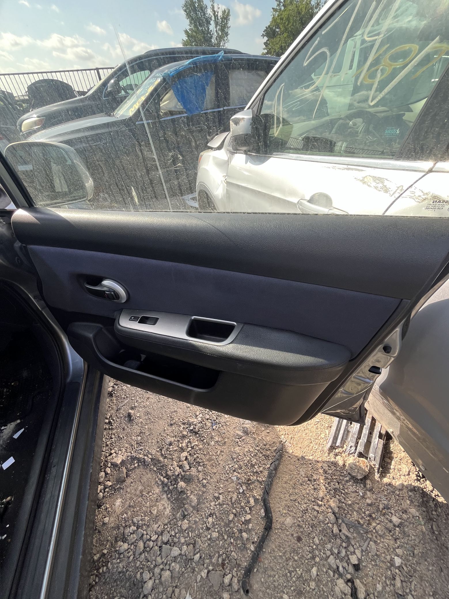 Door Trim Panel Rear Passenger Side 2007 - 2011 Nissan Versa