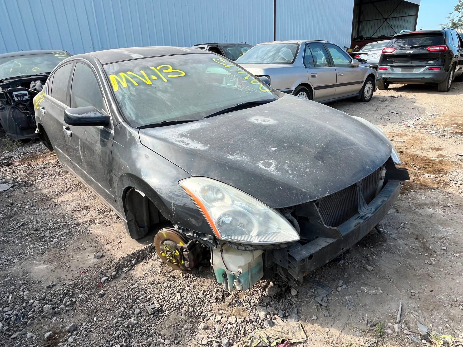 Door Shell Front Passenger Side 2007 - 2012 Nissan Altima