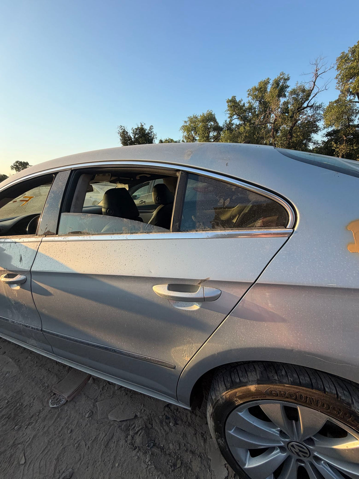 Quarter Window Glass Driver Side 2009 - 2017 Volkswagen CC