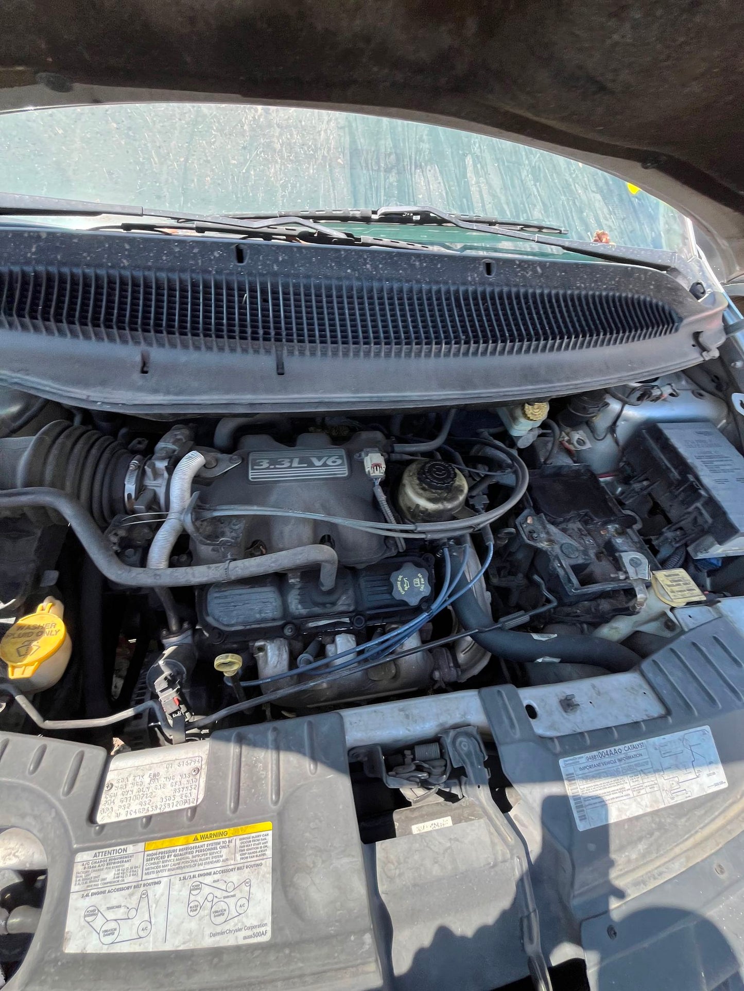 Sliding Door Window Glass Driver Side 2001 - 2007 Chrysler Town and Country