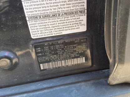 Tailgate Handle Latch 2010 - 2014 Subaru Outback