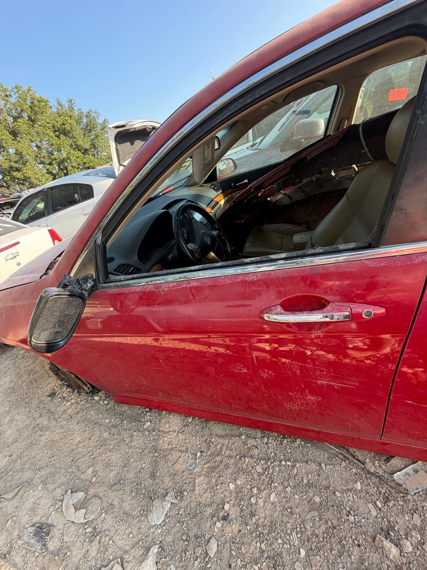 Door Trim Panel Front Passenger Side 2004 - 2008 Acura TSX