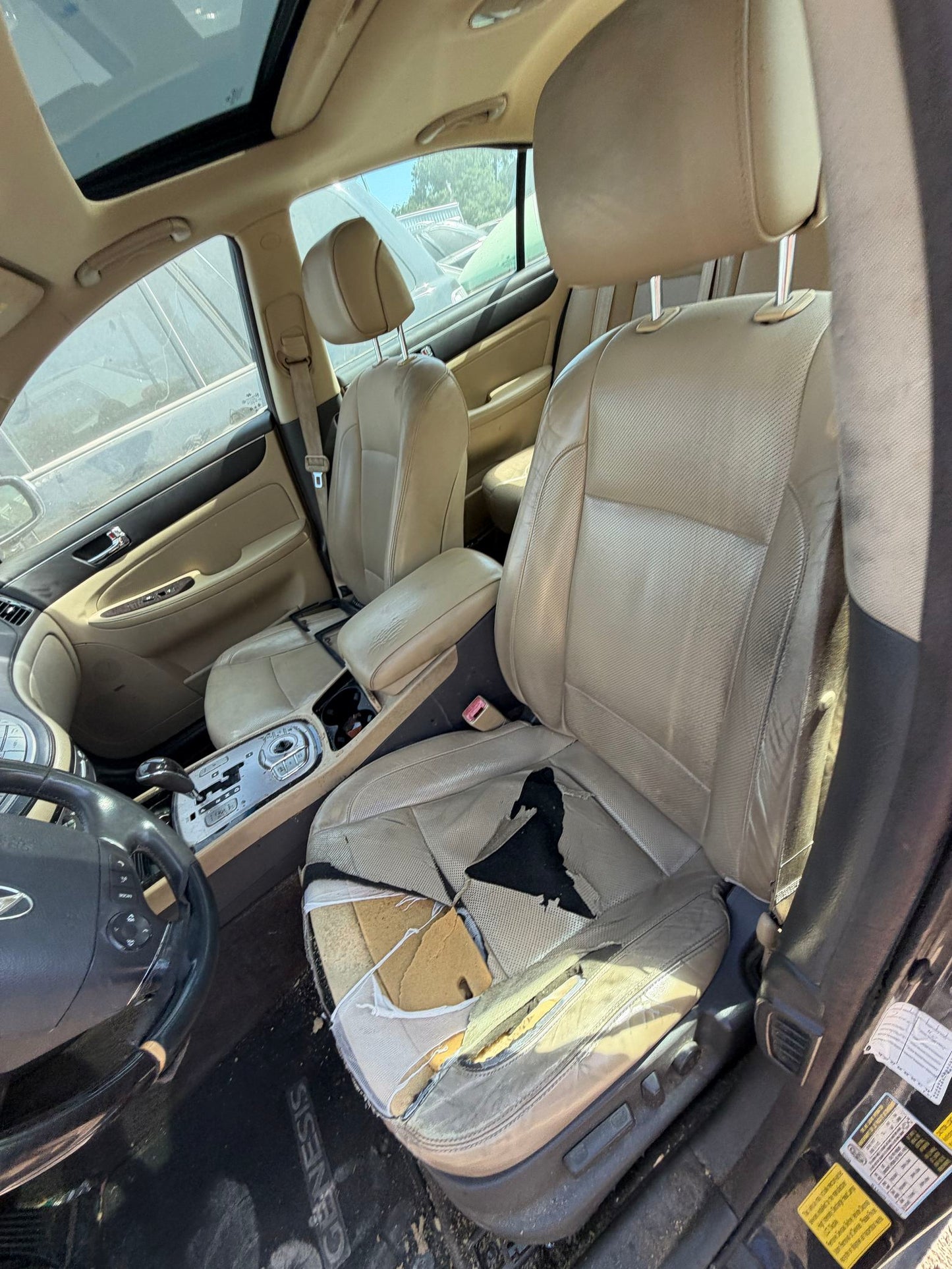Door Trim Panel Front Driver Side 2009 - 2014 Hyundai Genesis