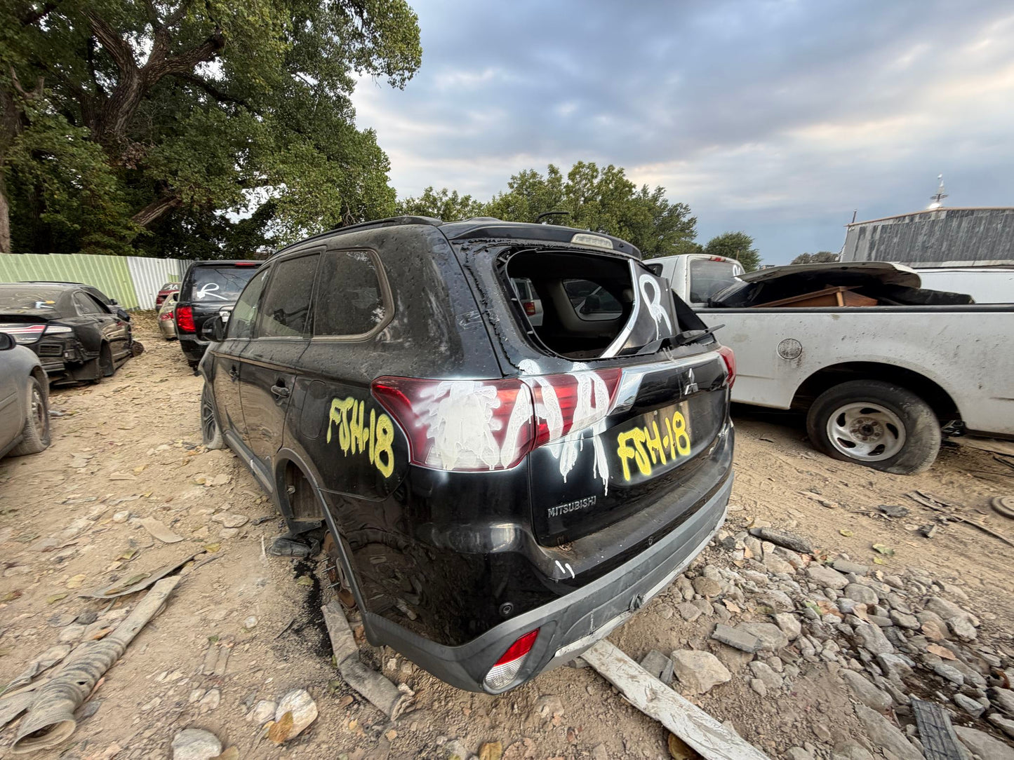 Door Trim Panel Rear Passenger Side 2014 - 2020 Mitsubishi Outlander