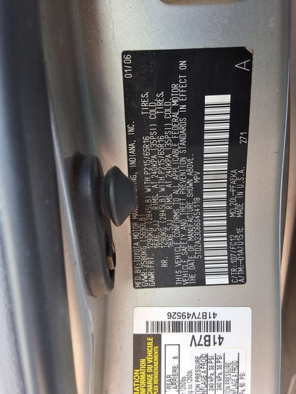 Interior Sliding Door Handle Rear Passenger Side 2004 - 2010 Toyota Sienna