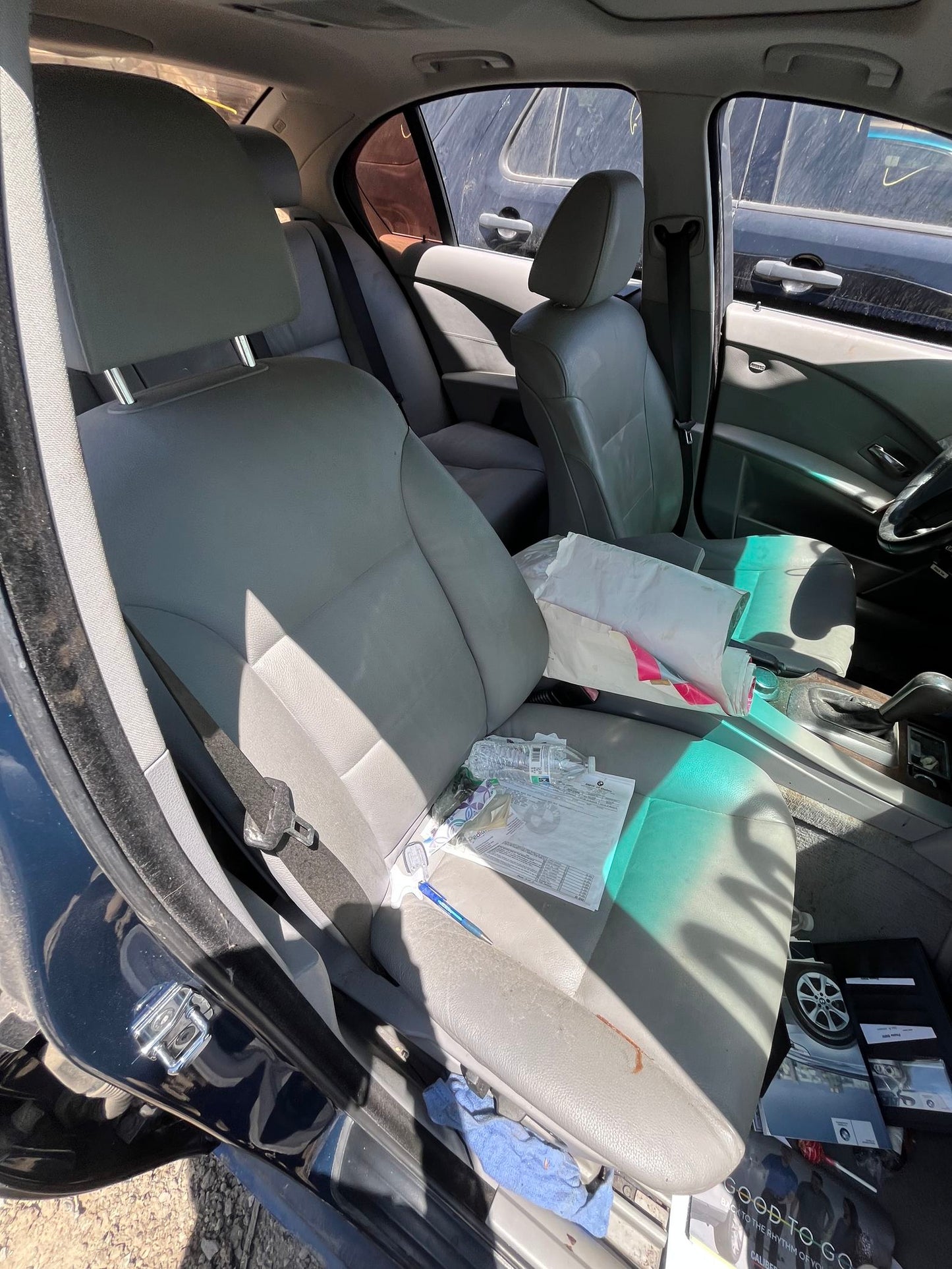 Inside Door Handle Rear Passenger Side 2004 - 2010 BMW 5 Series