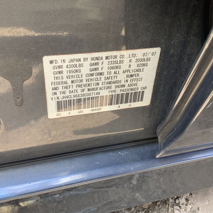 Knuckle Front Driver Side 2004 - 2008 Acura TSX