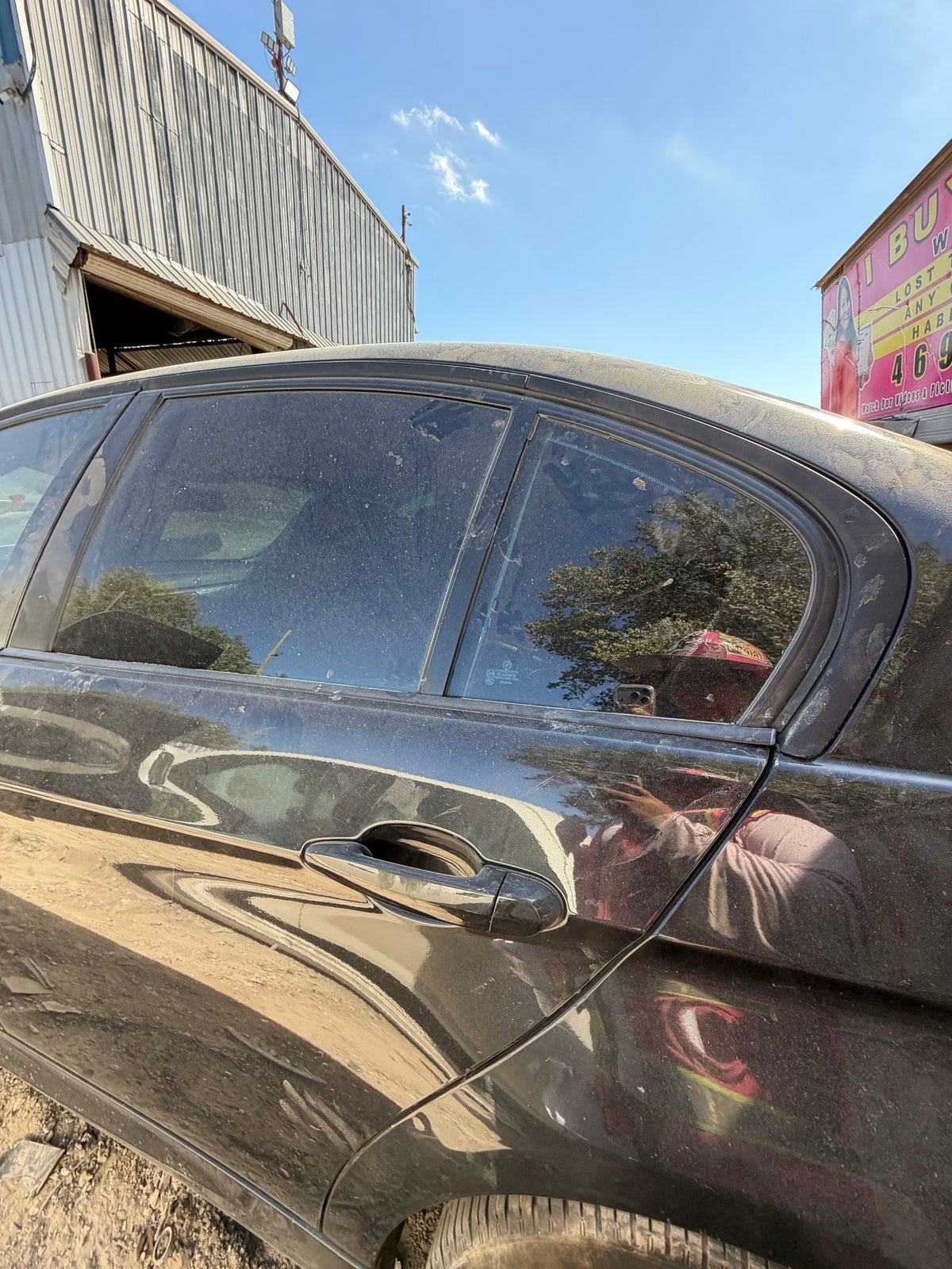 Vent Window Glass Rear Door Driver Side 2006 - 2011 BMW 3 Series