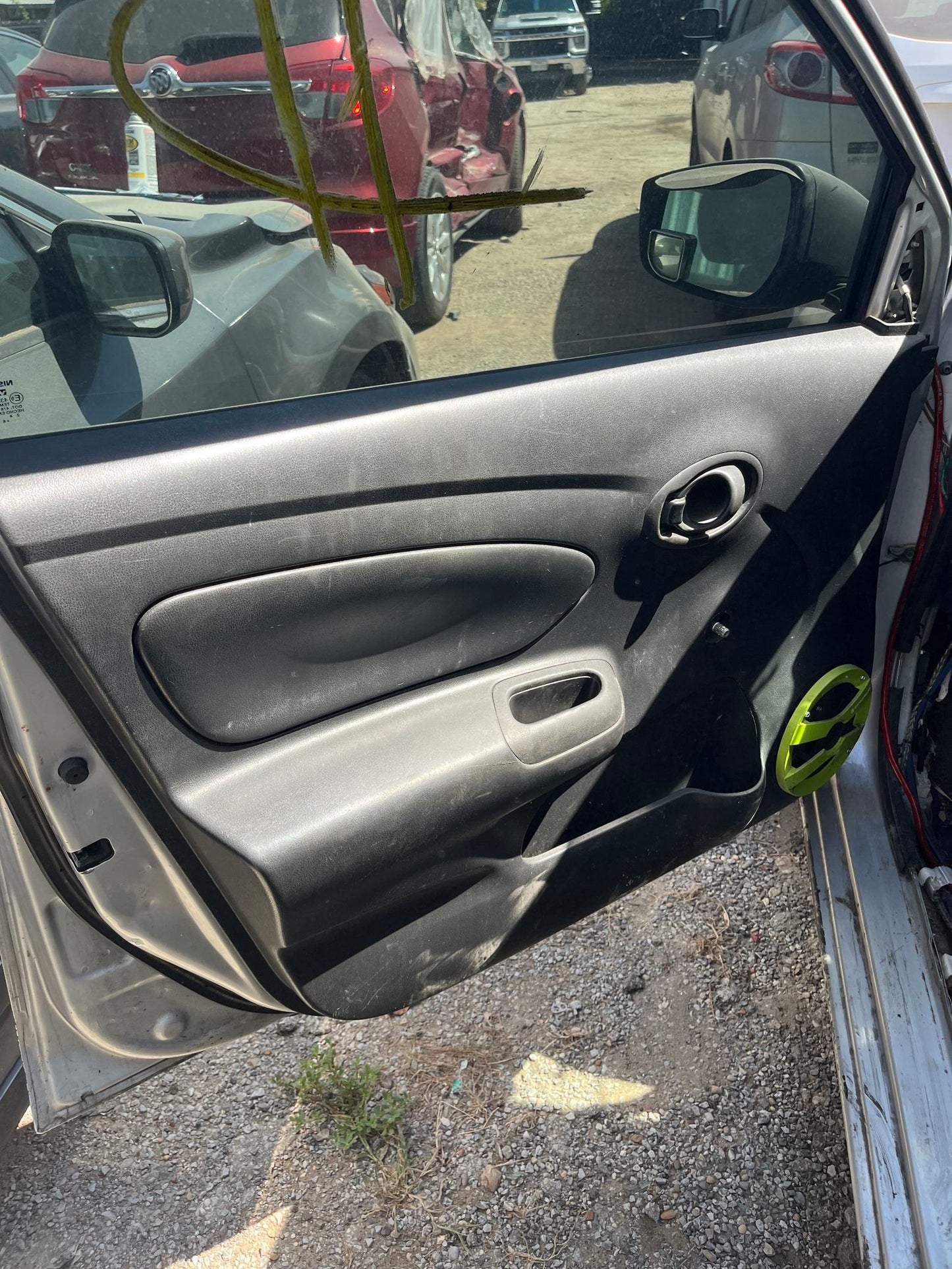 Door Shell Rear Driver Side 2012 - 2019 Nissan Versa