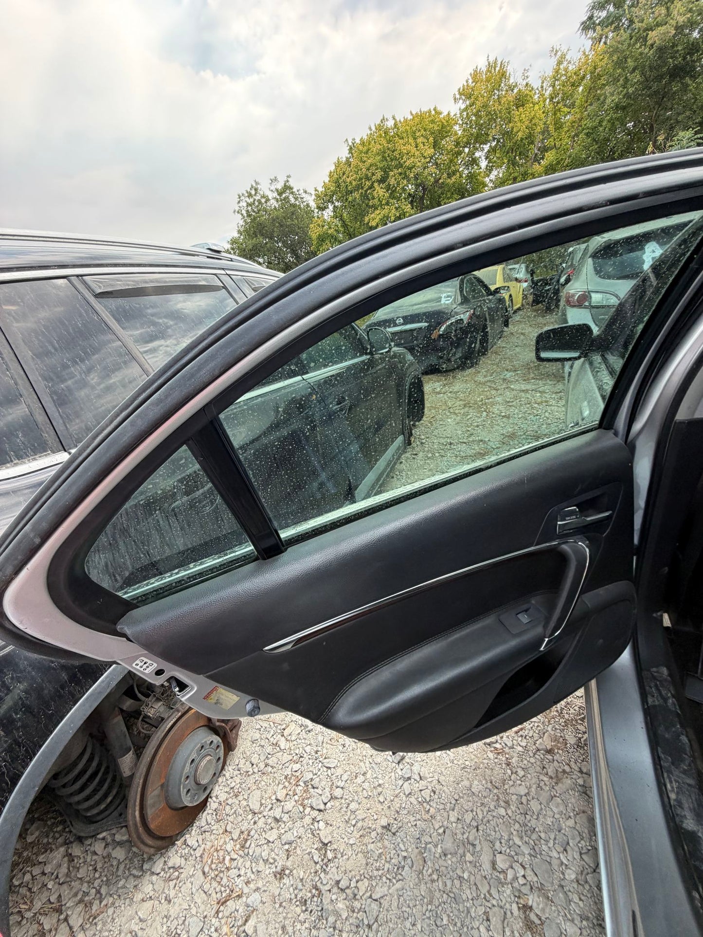 Door Window Glass Front Passenger Side 2006 - 2012 Lincoln MKZ Hybrid
