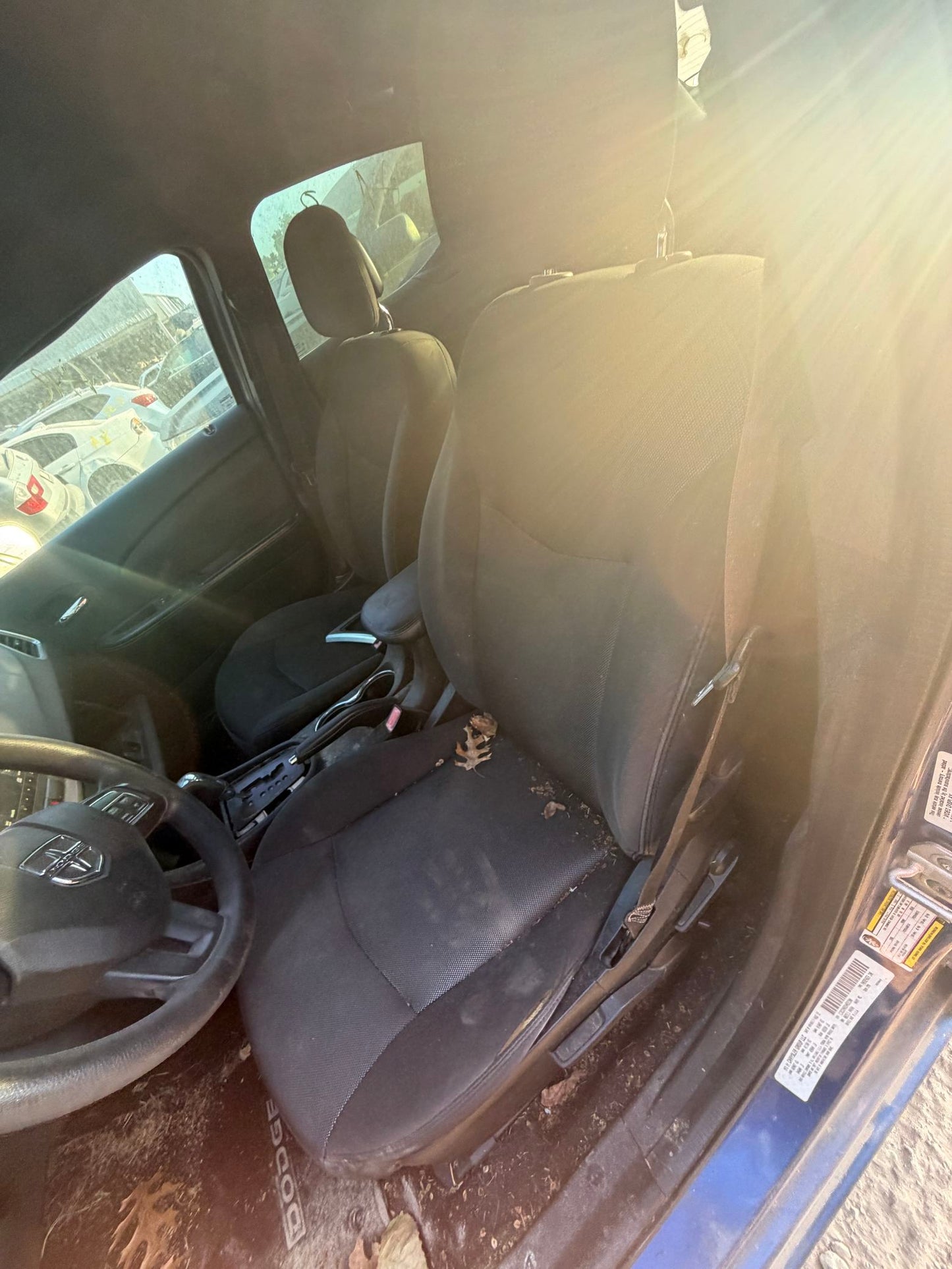 Quarter Window Glass Rear Passenger Side 2008 - 2014 Dodge Avenger