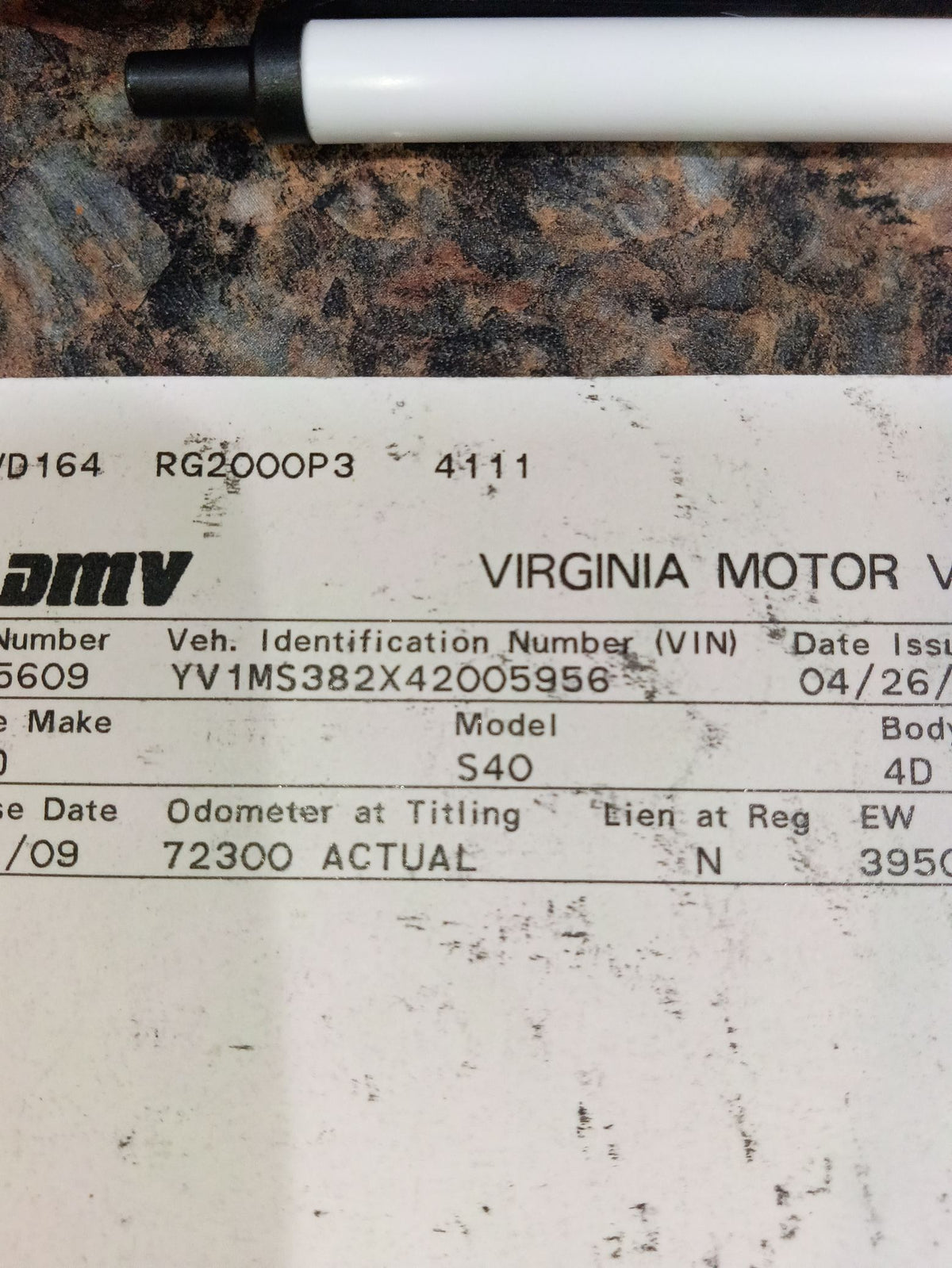 Transmission Mount 2000 - 2004 Volvo S40