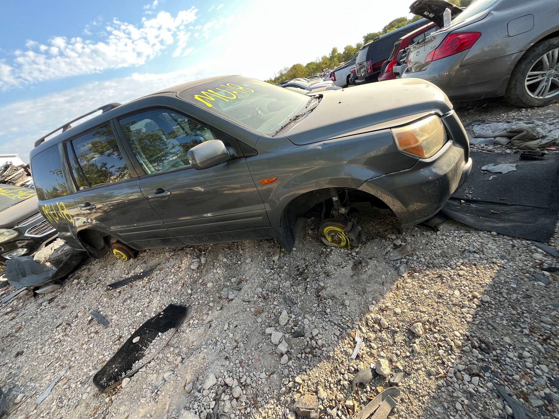 Bumper Reinforcement Front 2003 - 2008 Honda Pilot