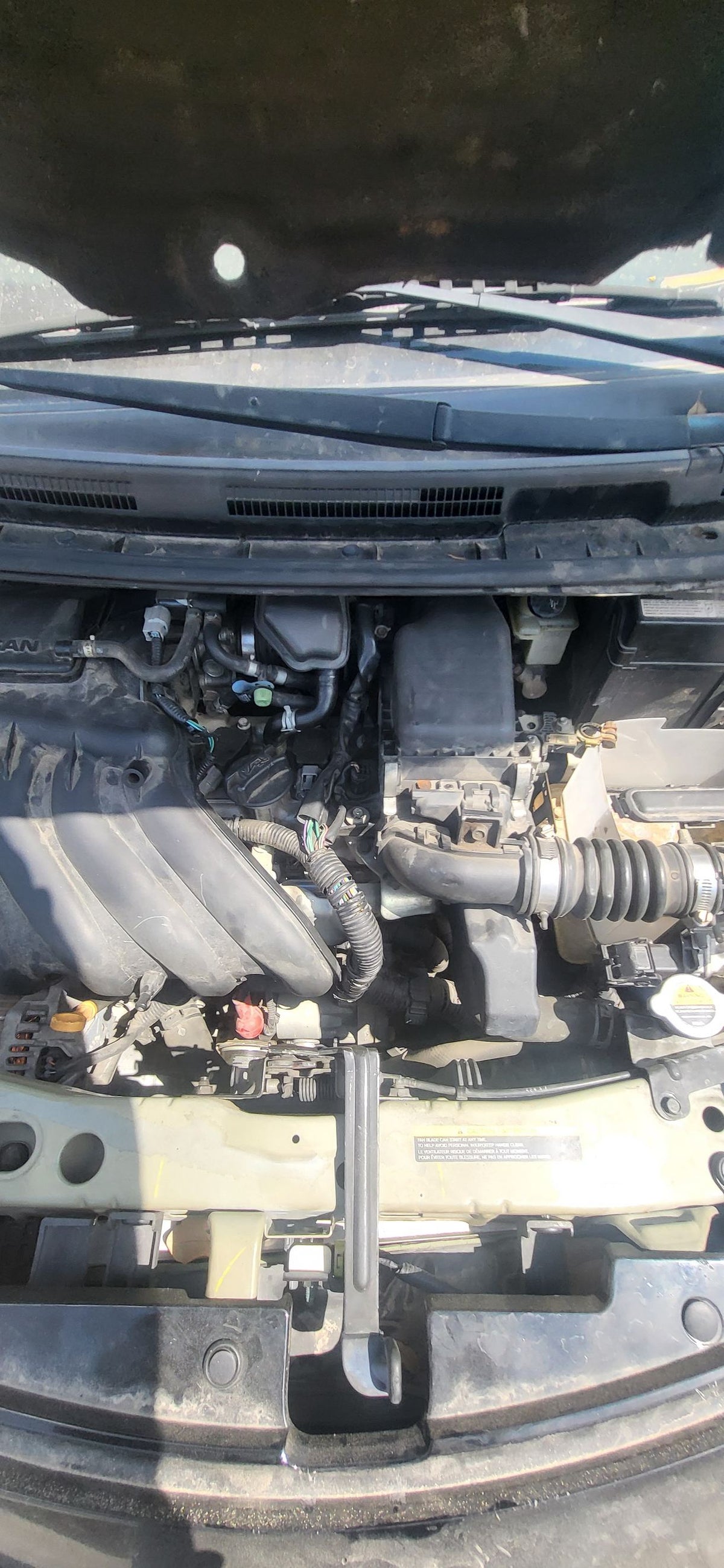 Radiator Core Support 2014 - 2019 Nissan Versa Note