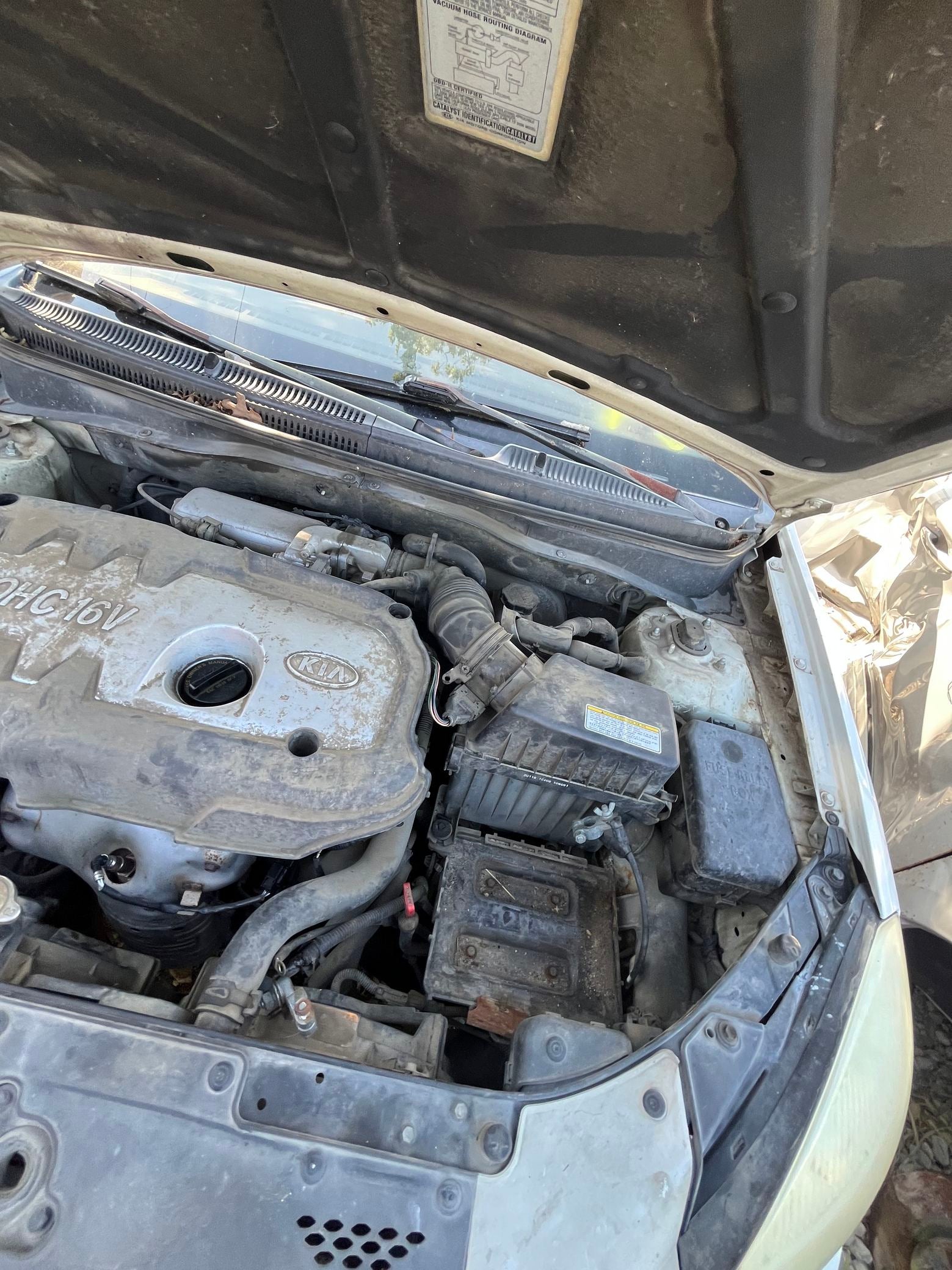 Fuse Box Engine Bay 2006 - 2011 Kia Rio