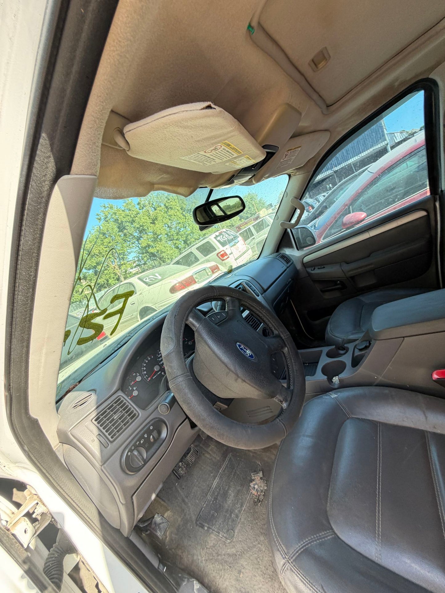 Door Interior Handle Rear Driver Side 2002 - 2005 Ford Explorer