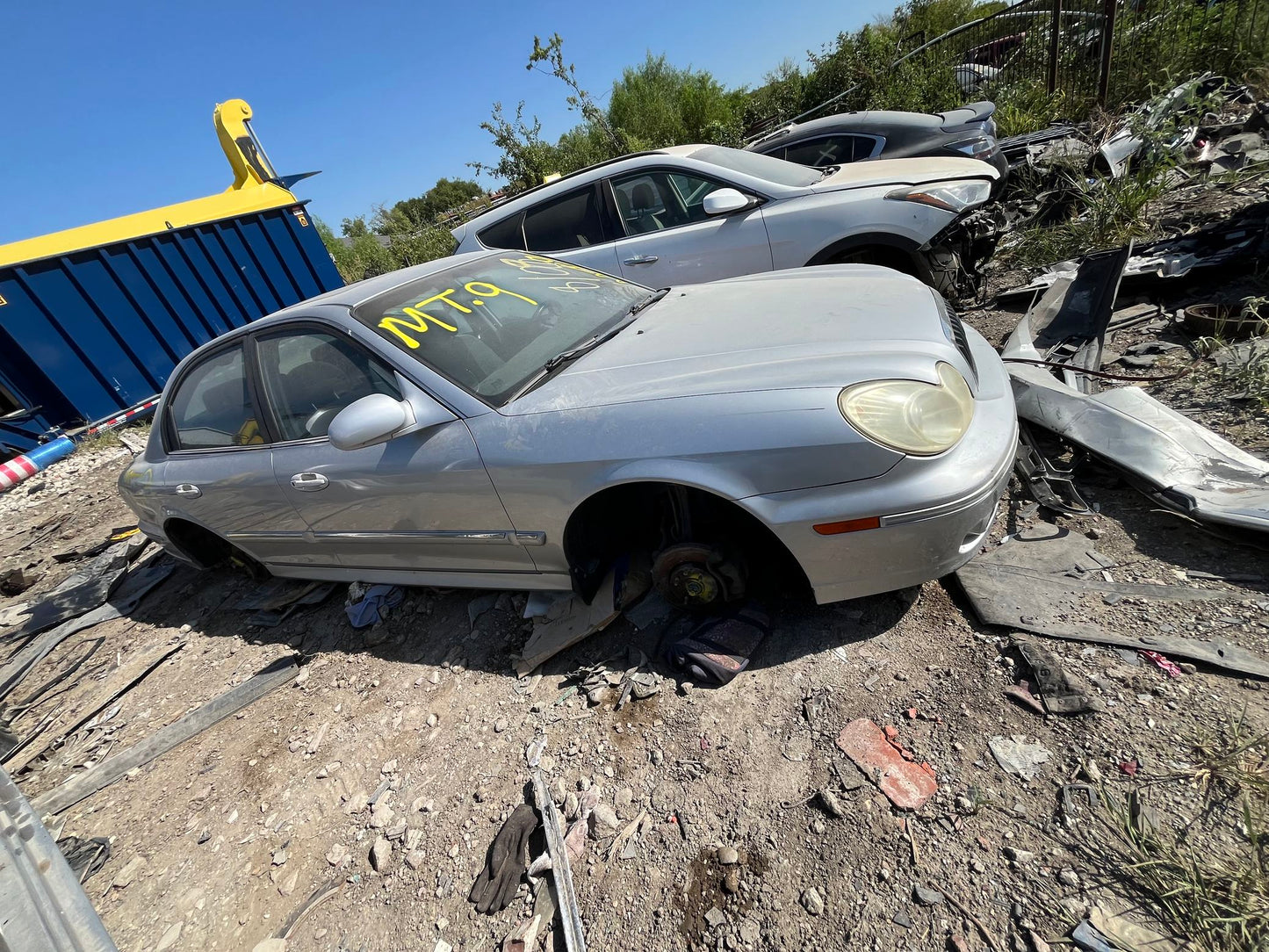 B-Pillar Trim Panel Driver Side 1999 - 2005 Hyundai Sonata