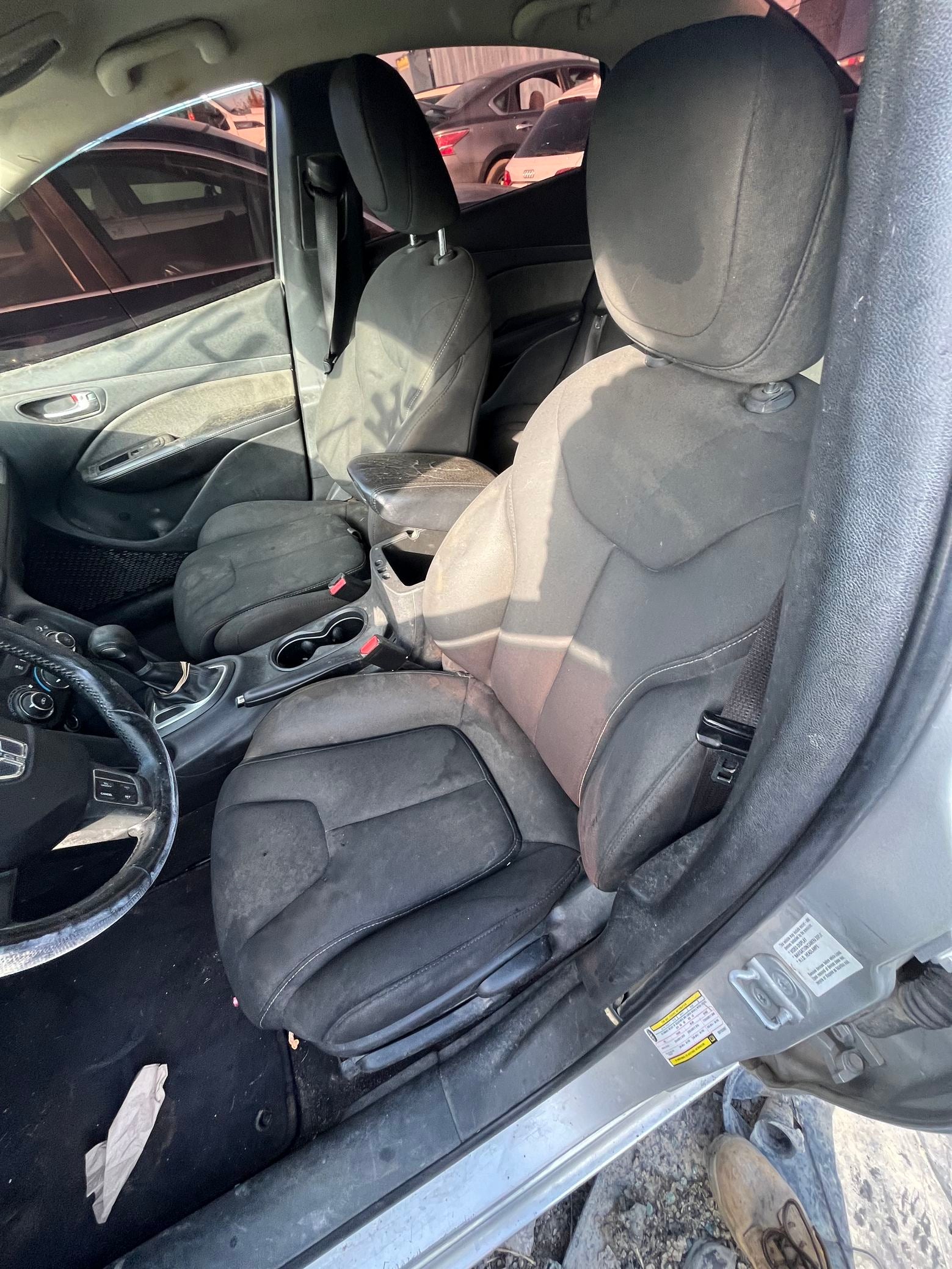 Inside Door Handle Rear Driver Side 2013 - 2016 Dodge Dart