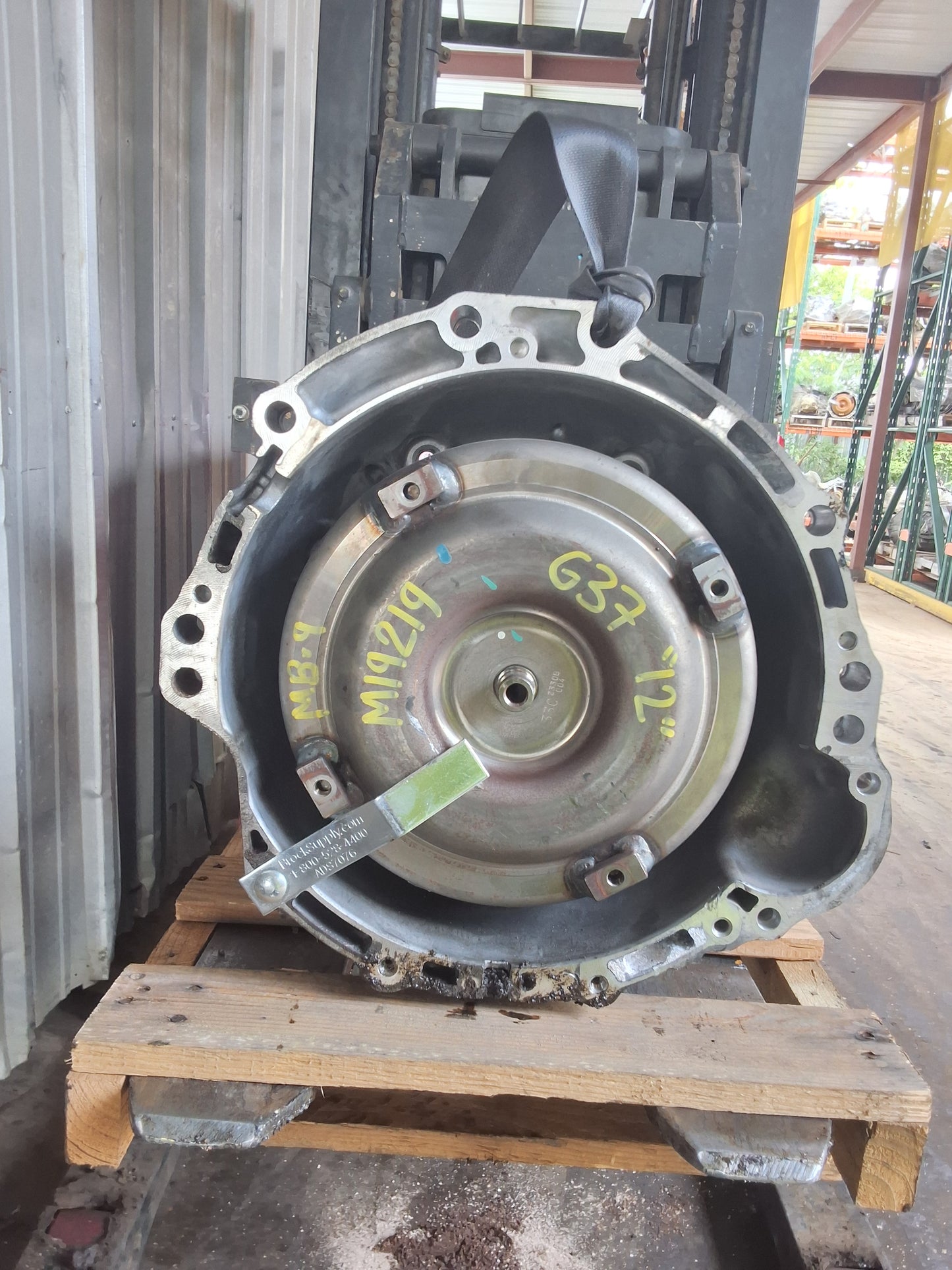 2012-2013 INFINITI G37- AUTOMATIC TRANSMISSION -#M19219