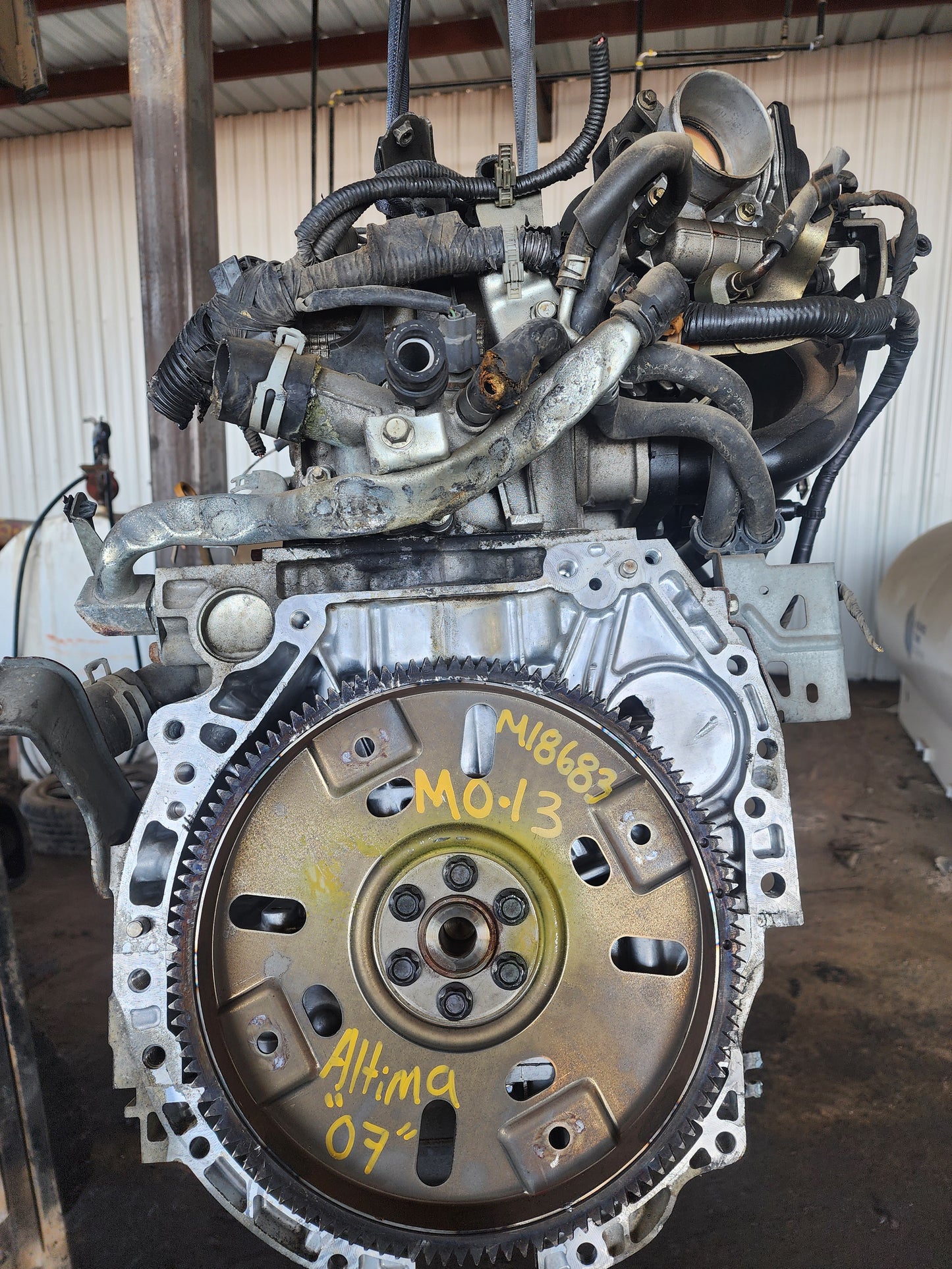 2007-2008 NISSAN ALTIMA  -  2.5 L ENGINE - #M18683