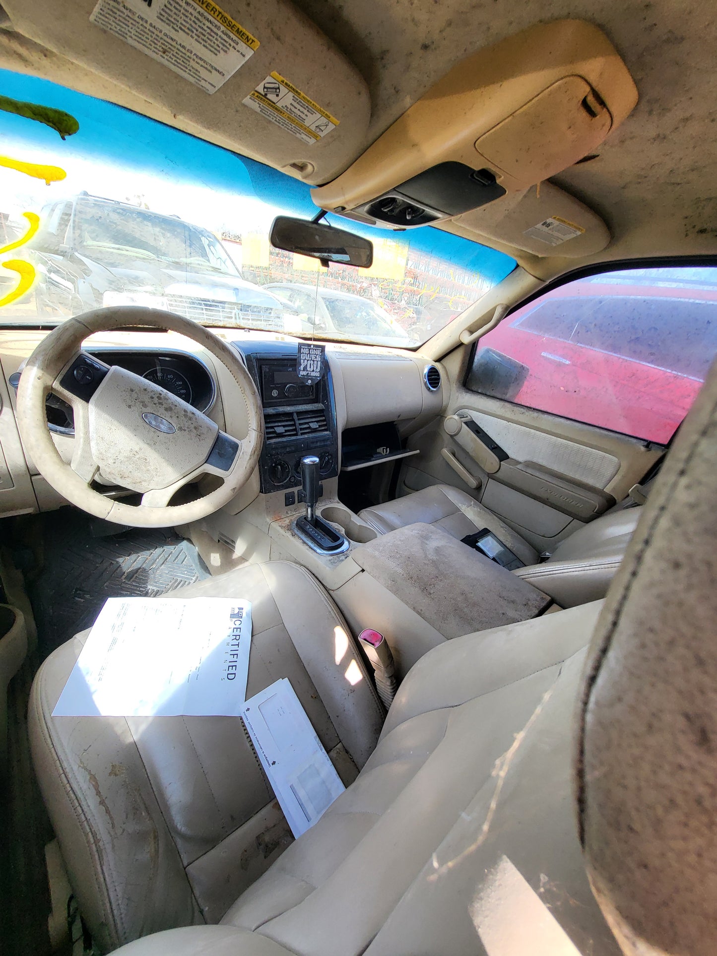 2/2 2006 - 2010 Ford Explorer | All Parts G - Z | SKU #:16921 CC-11