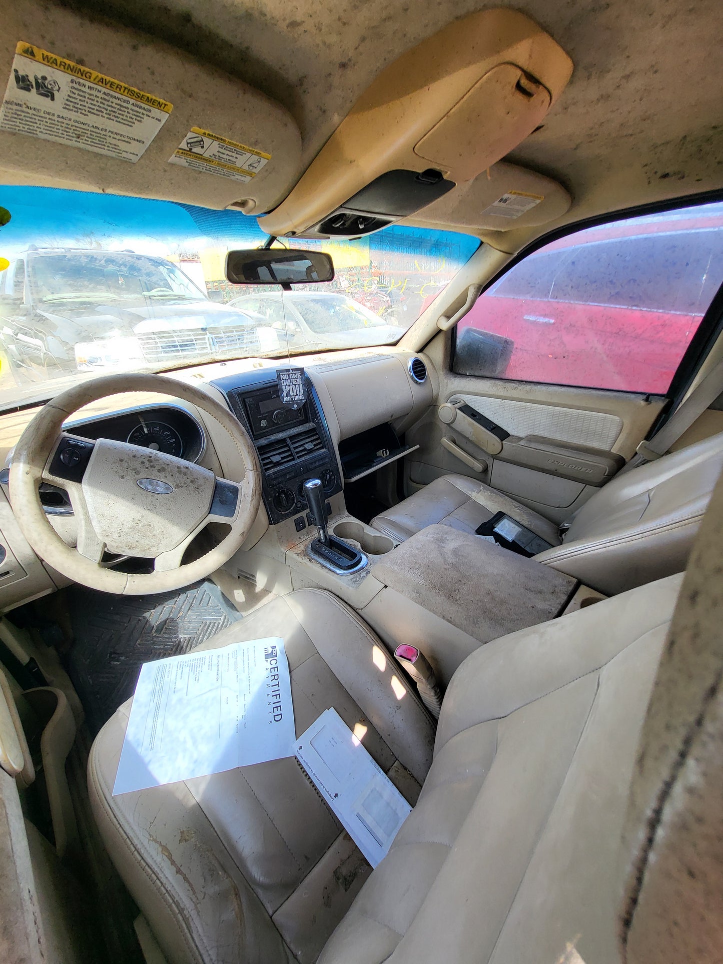 2/2 2006 - 2010 Ford Explorer | All Parts G - Z | SKU #:16921 CC-11