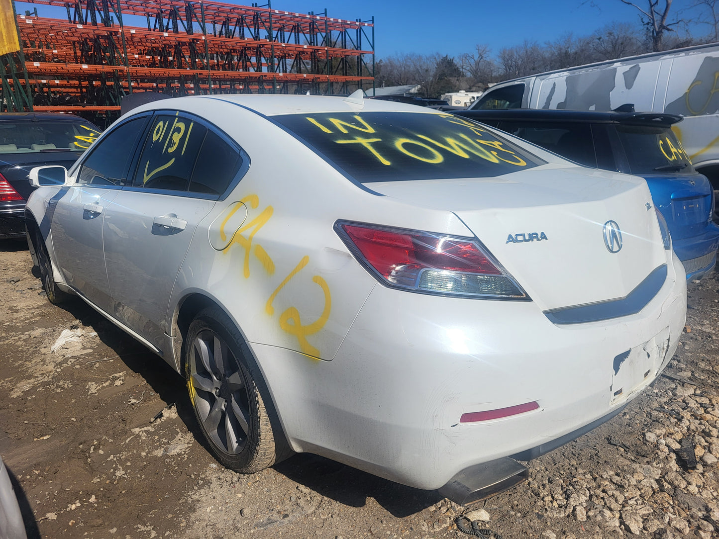1/2 2009 - 2014 Acura TL | All Parts A - F | SKU #: 16882 CA-12