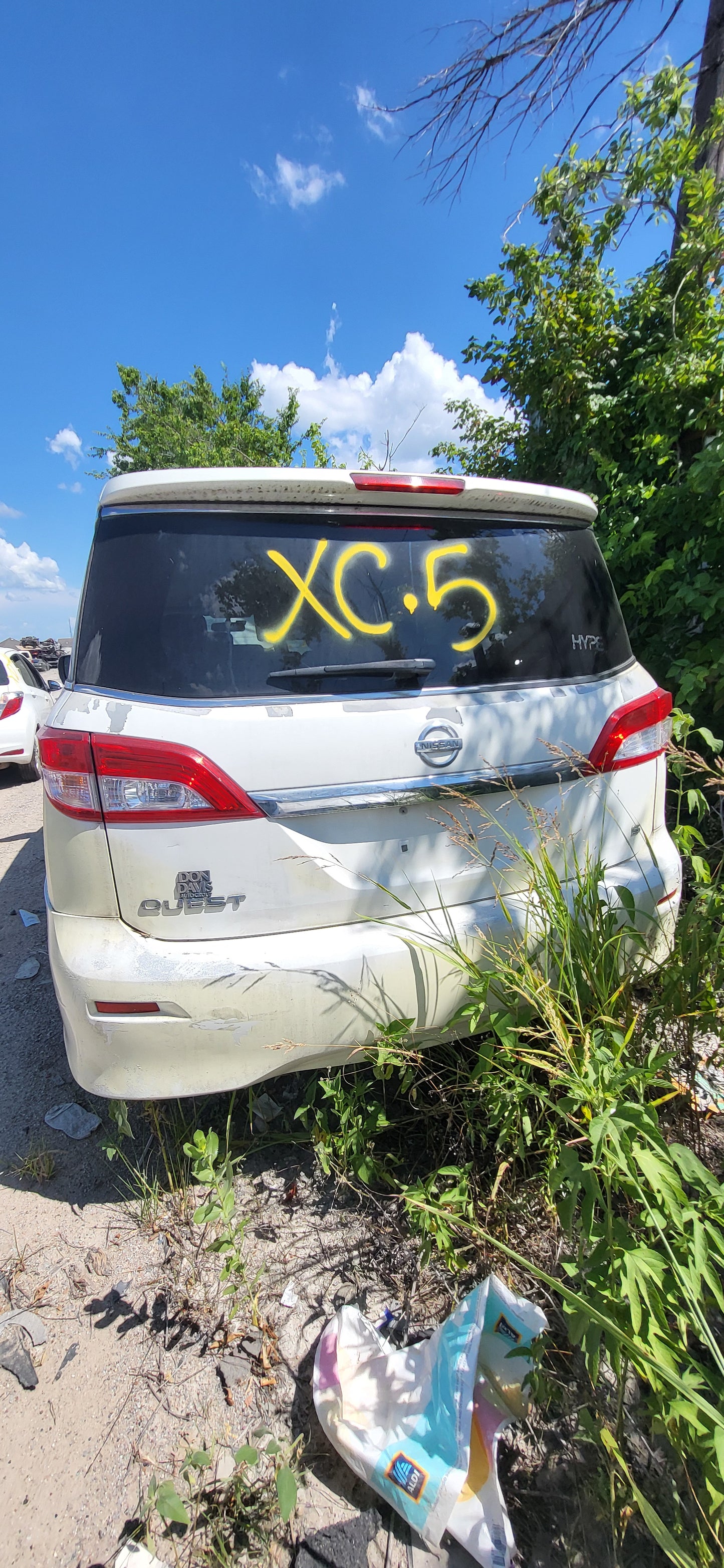 2/2 2011 - 2016 Nissan Quest S  | All Parts G - Z | SKU #: M17315 - XC-5