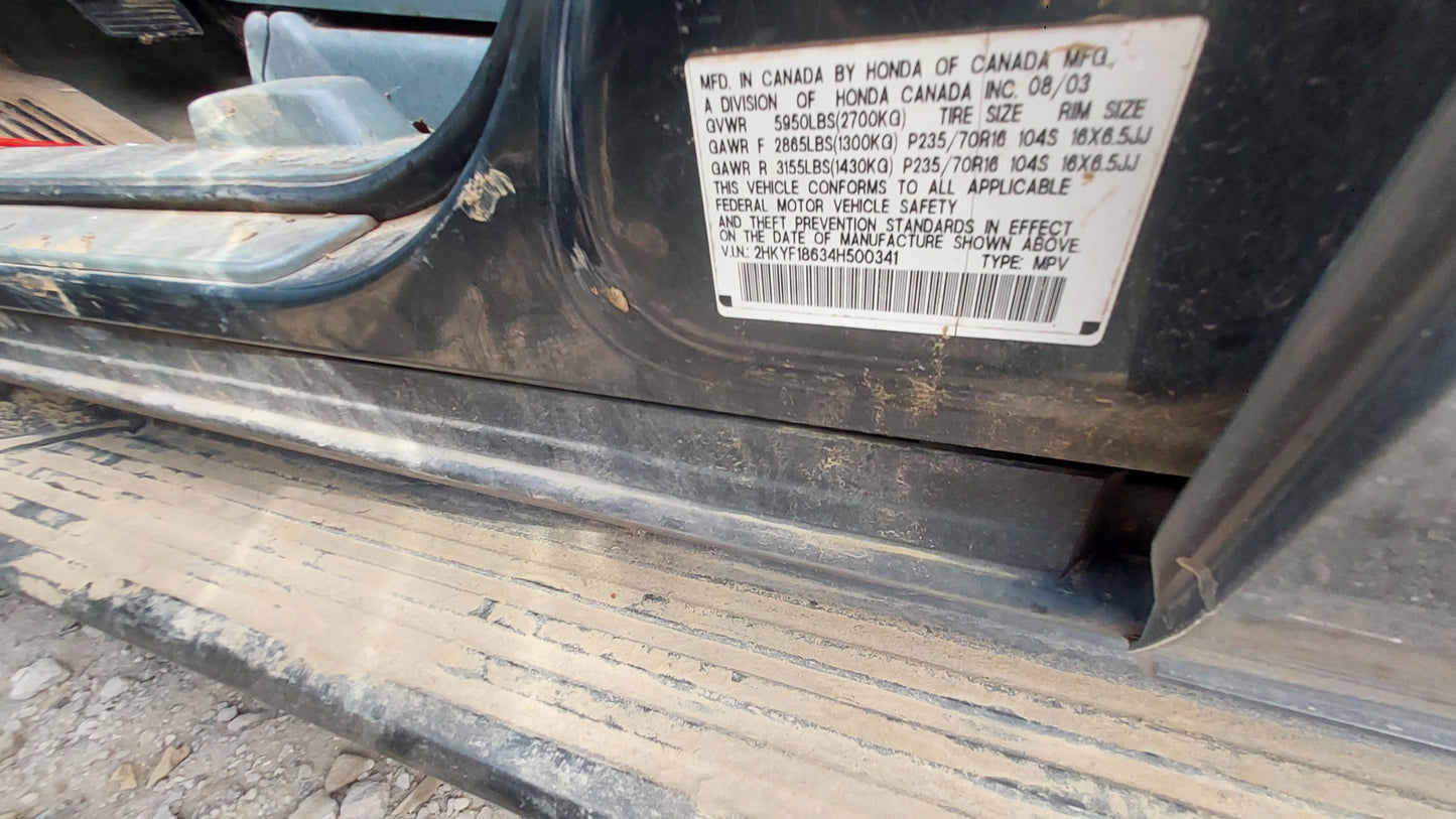 2003-2005 Honda Pilot - Stock #: M18789