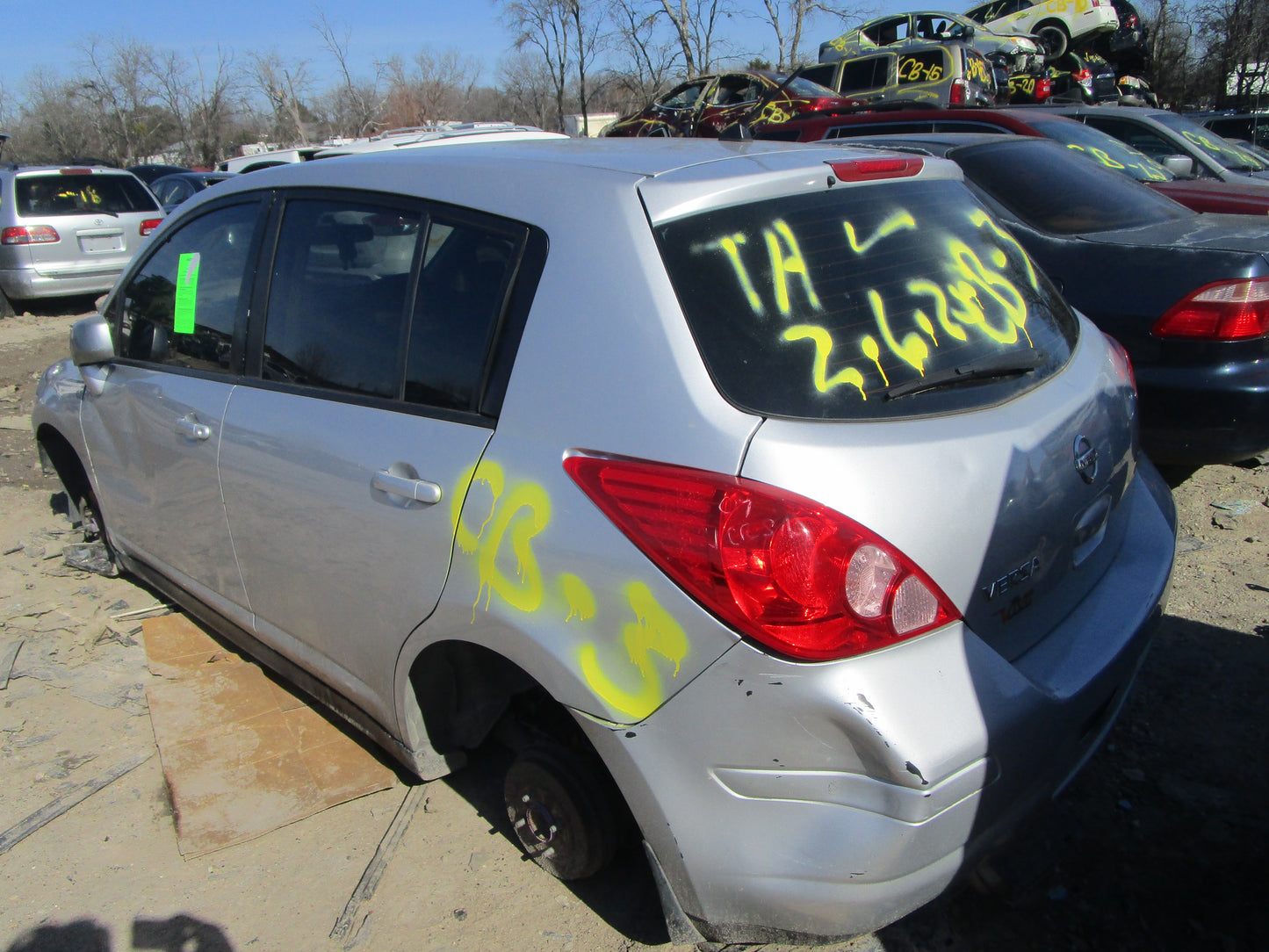 1/2 2007 - 2011 Nissan Versa | All Parts A - F | SKU #: 16893 CB-3
