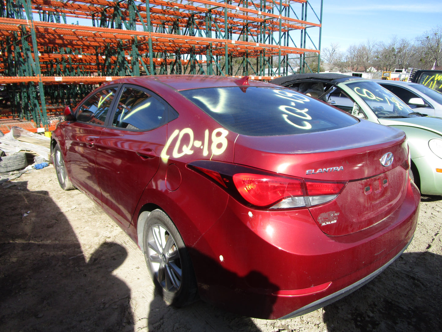1/2 2011 - 2016 Hyundai Elantra | All Parts A - F | SKU #:16808 CQ-18