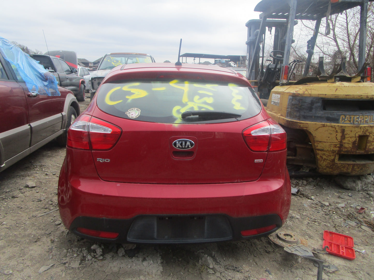 1/2 2012 - 2017 Kia Rio Htbk | All Parts A - F | SKU #:16834 CS-4