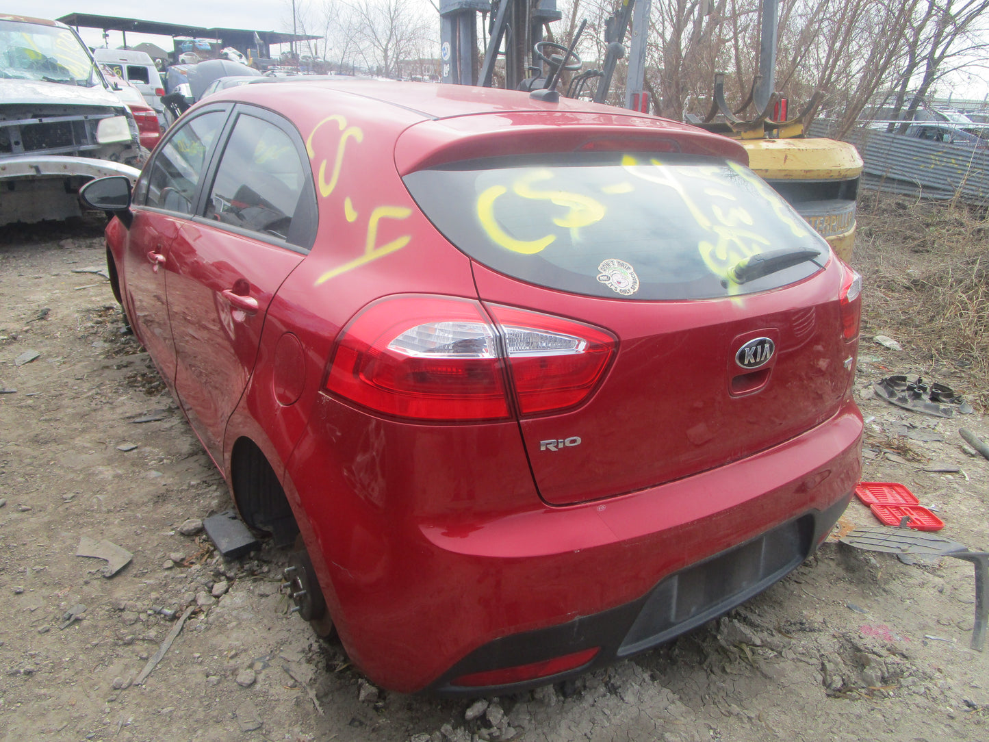 1/2 2012 - 2017 Kia Rio Htbk | All Parts A - F | SKU #:16834 CS-4
