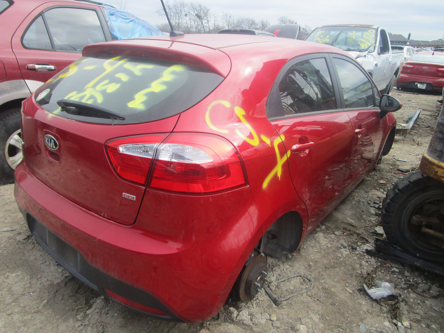 1/2 2012 - 2017 Kia Rio Htbk | All Parts A - F | SKU #:16834 CS-4