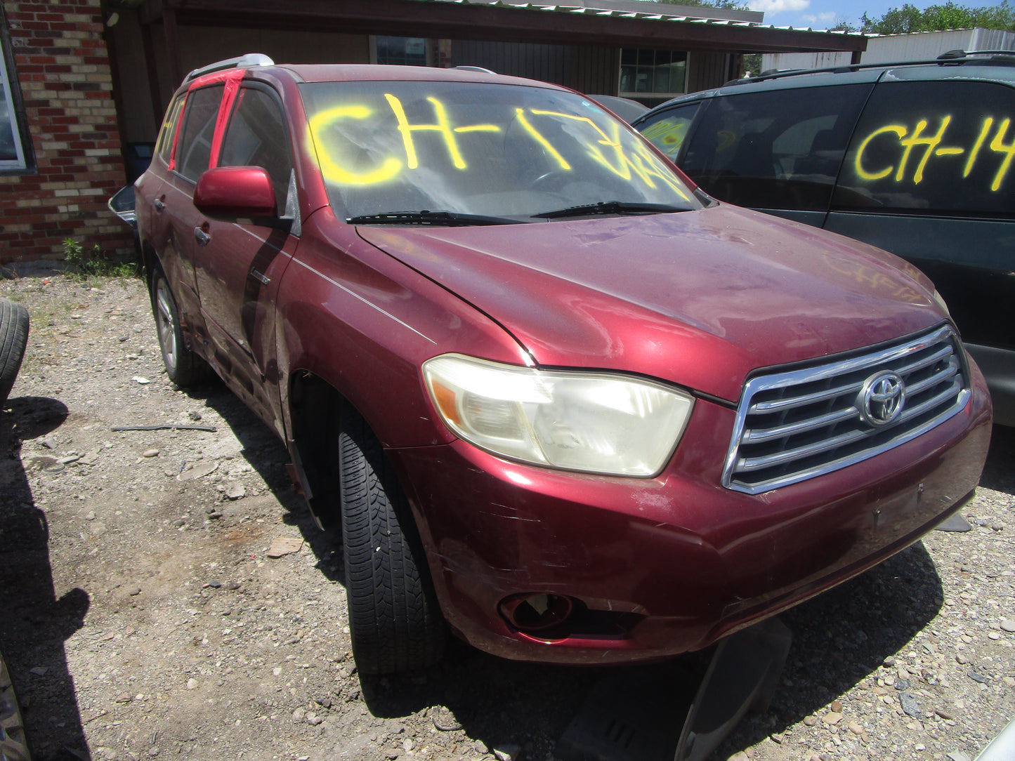 2/2 2009 Toyota Highlander | All Parts G - Z | SKU #:16227 CH-17