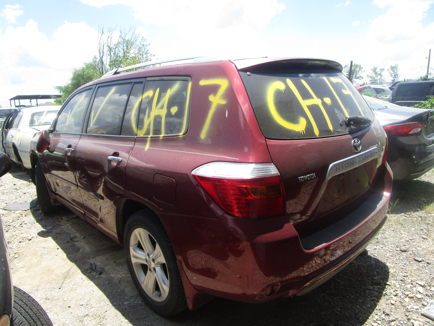 2/2 2009 Toyota Highlander | All Parts G - Z | SKU #:16227 CH-17