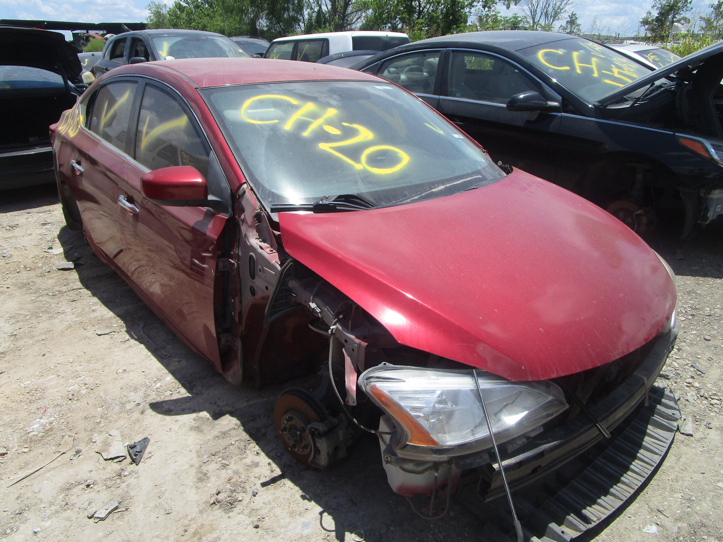 1/2 2014 Nissan Sentra | All Parts A - F | SKU #:16230 CH-20