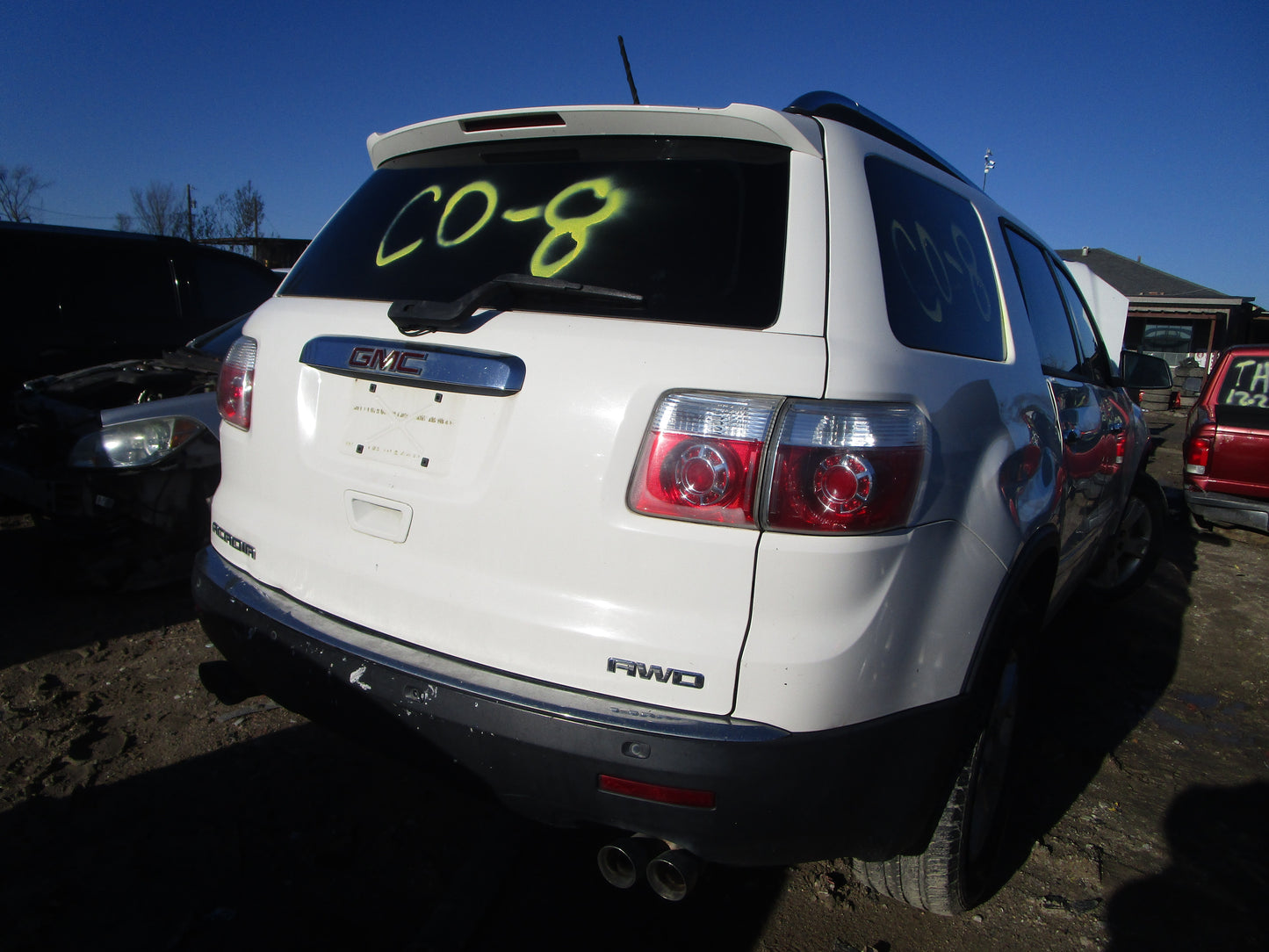 2/2 2007 - 2012 GMC Acadia | All Parts G - Z | SKU #:16758 CO-8