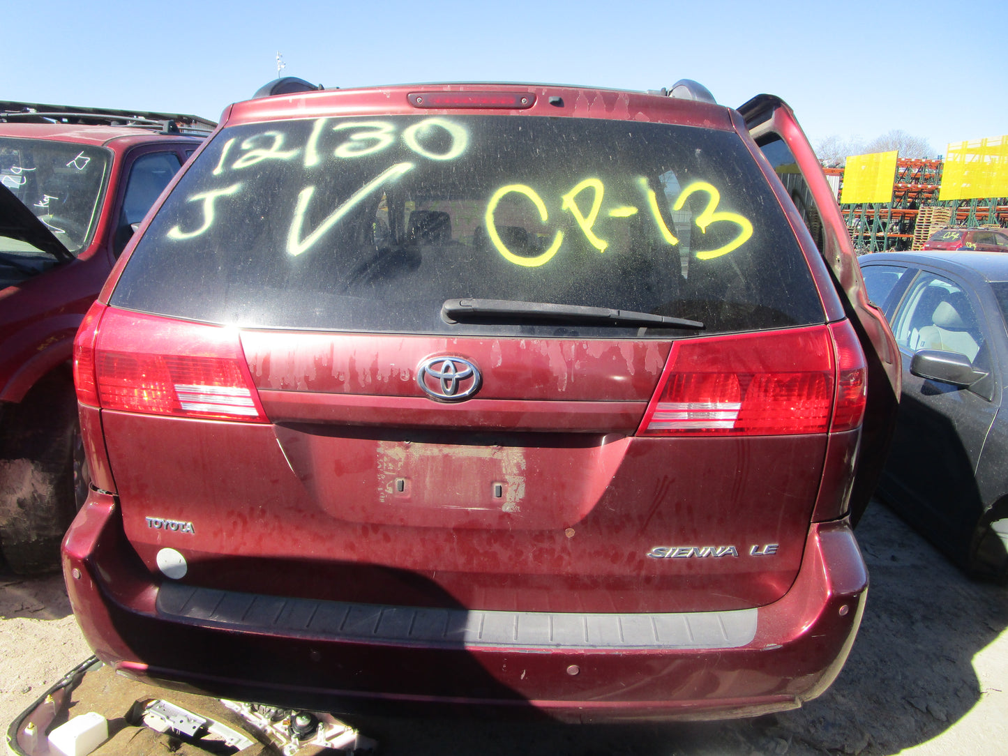 1/2 2004 - 2010 Toyota Sienna  | All Parts A - F | SKU #:16783 CP-13