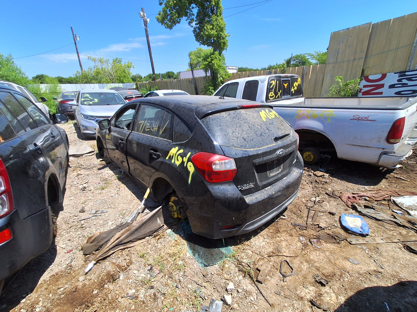 2012-2016 SUBARU IMPREZA - PARTING OUT-MG-19 - Stock #:M19329