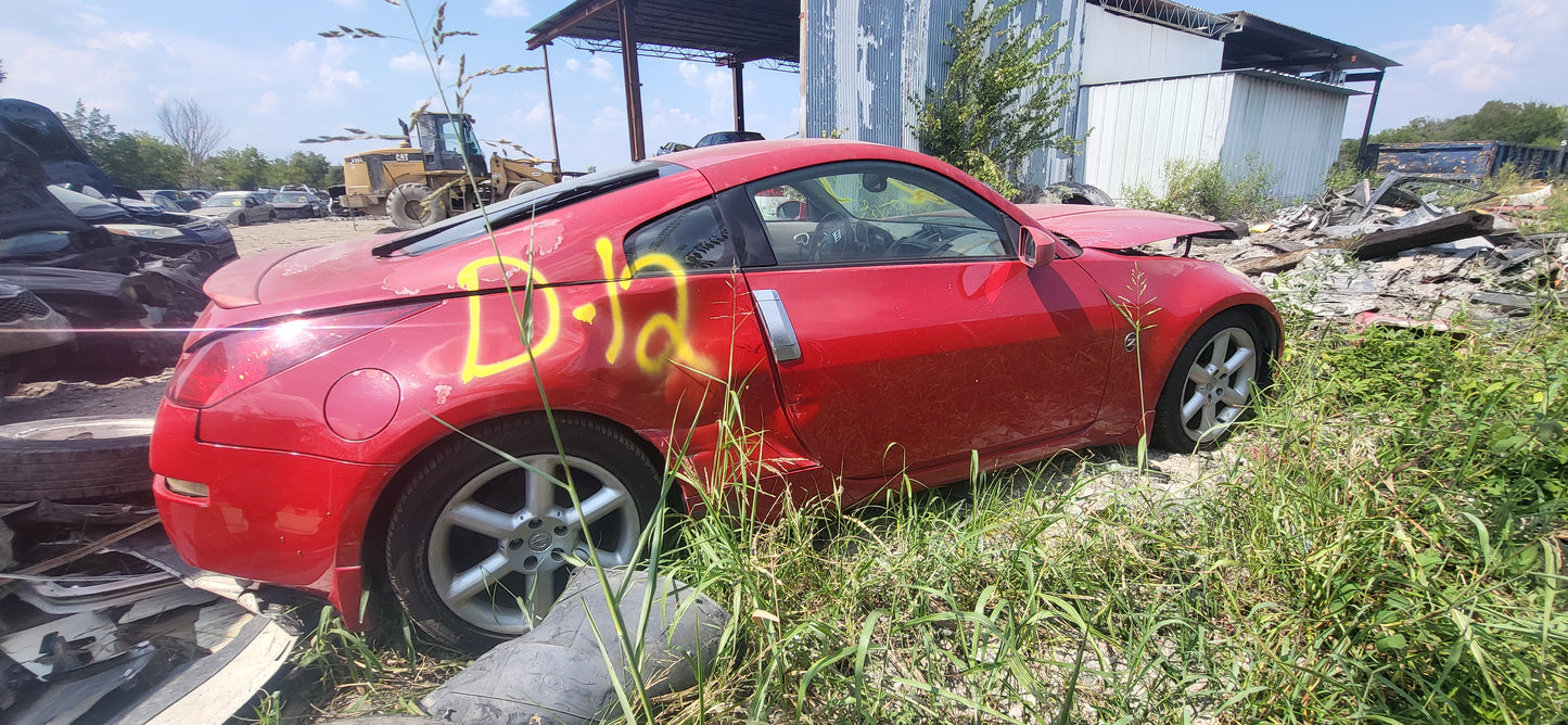 1/2 2003-2009 Nissan 350Z | All Parts A - F | SKU #: M17662