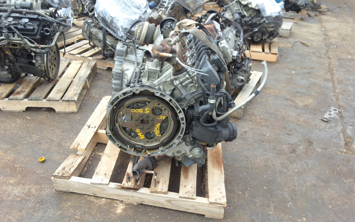 1999-1999-2006 MERCEDES S500 5.0 L ENGINE - #M17516  5.0 L ENGINE - #M17516