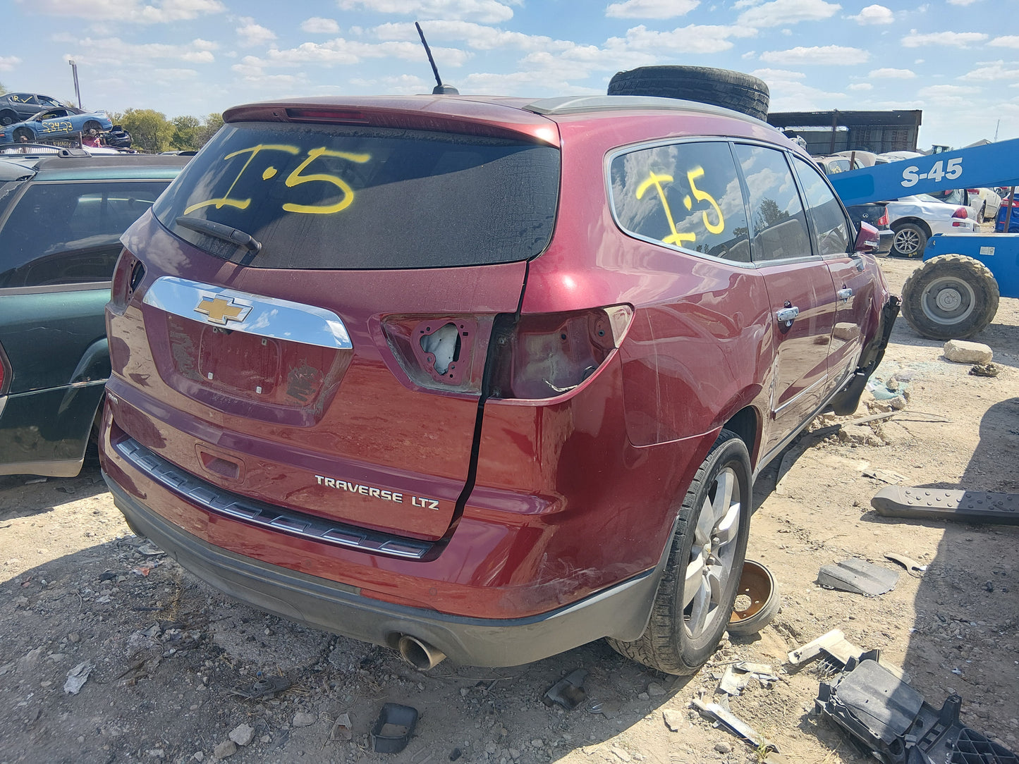 1/2 2015 CHEVROLET TRAVERSE | All Parts A - F | STK # M17755