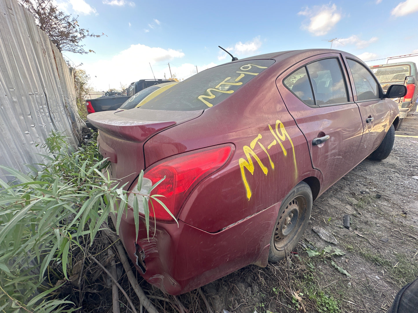 2012-2019 NISSAN VERSA - Stock #: M17989
