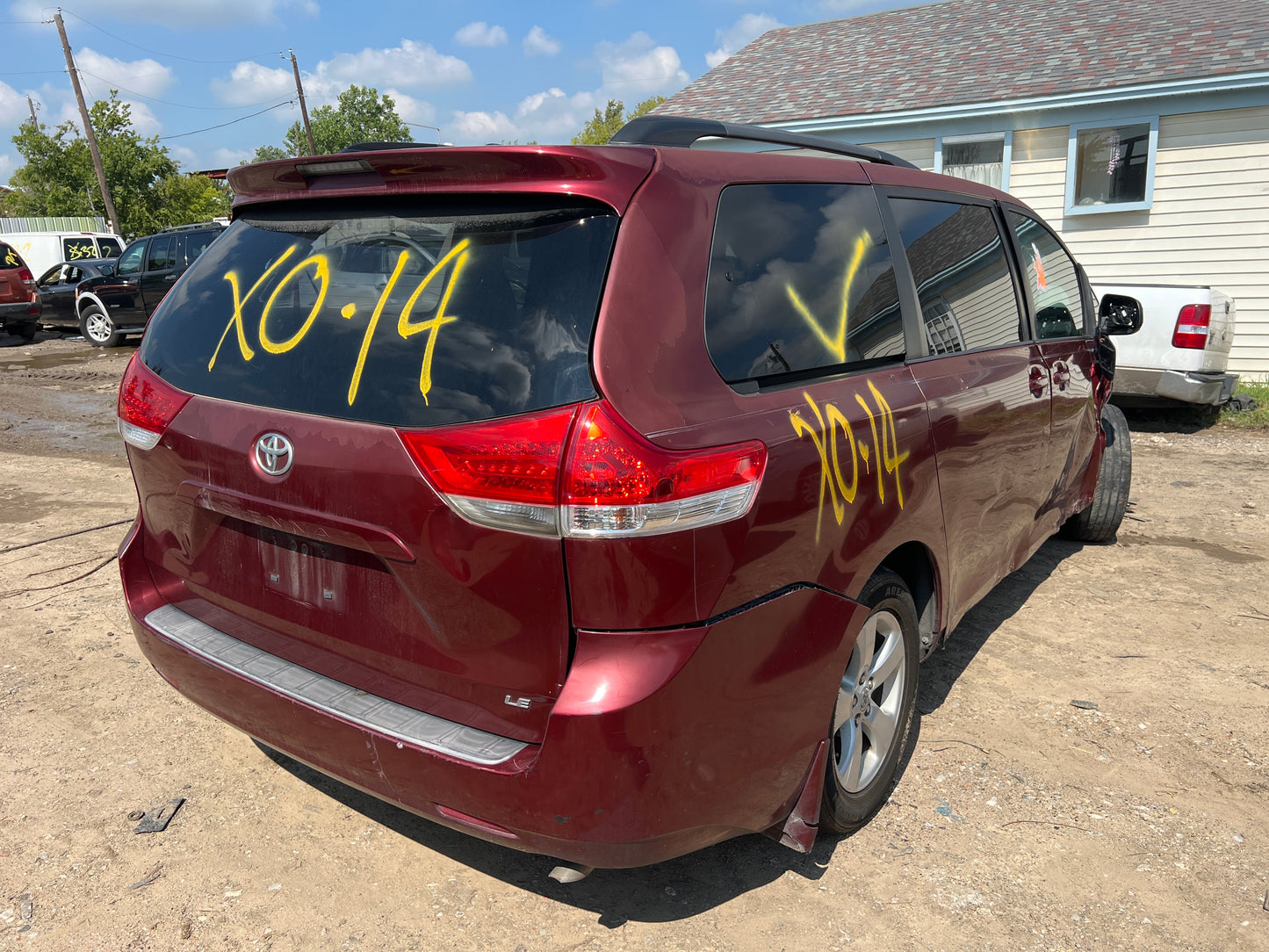 1/2 2011- 2014 Toyota Sienna  | All Parts A - F | SKU # M17564