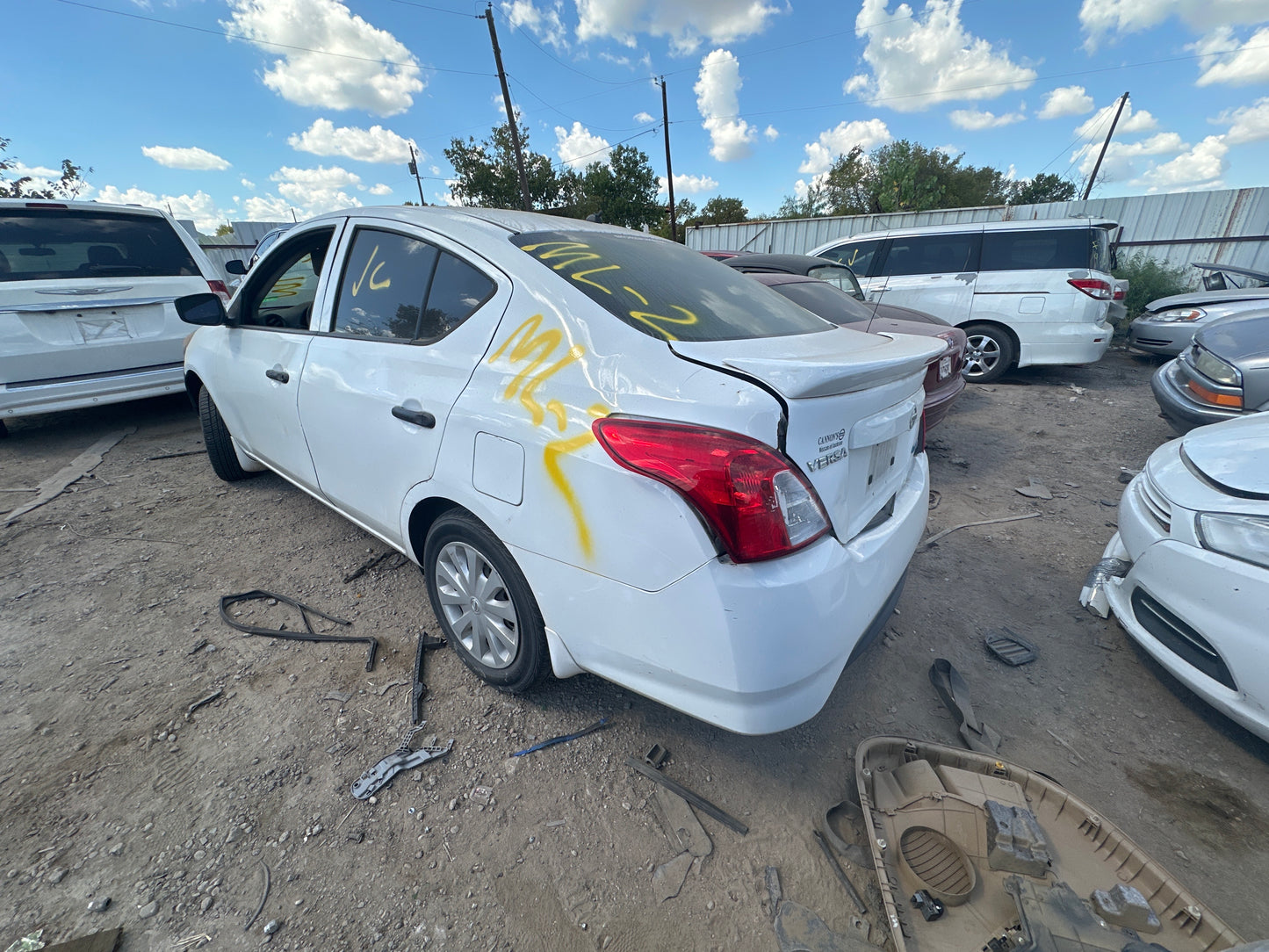 1/2 2012-2019 Nissan Versa | All Parts A - F | SKU #: M17812