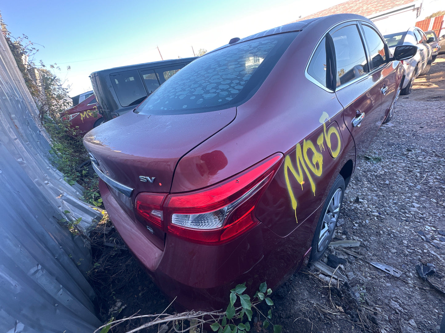 1/2 2016 NISSAN SENTRA | All Parts A - F | STK# M17915