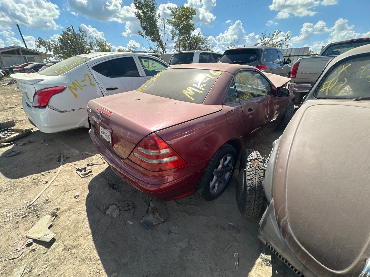 1/2 2001-2004 MERCEDES BENS SLK230 | All Parts A - F | SKU #: M17806