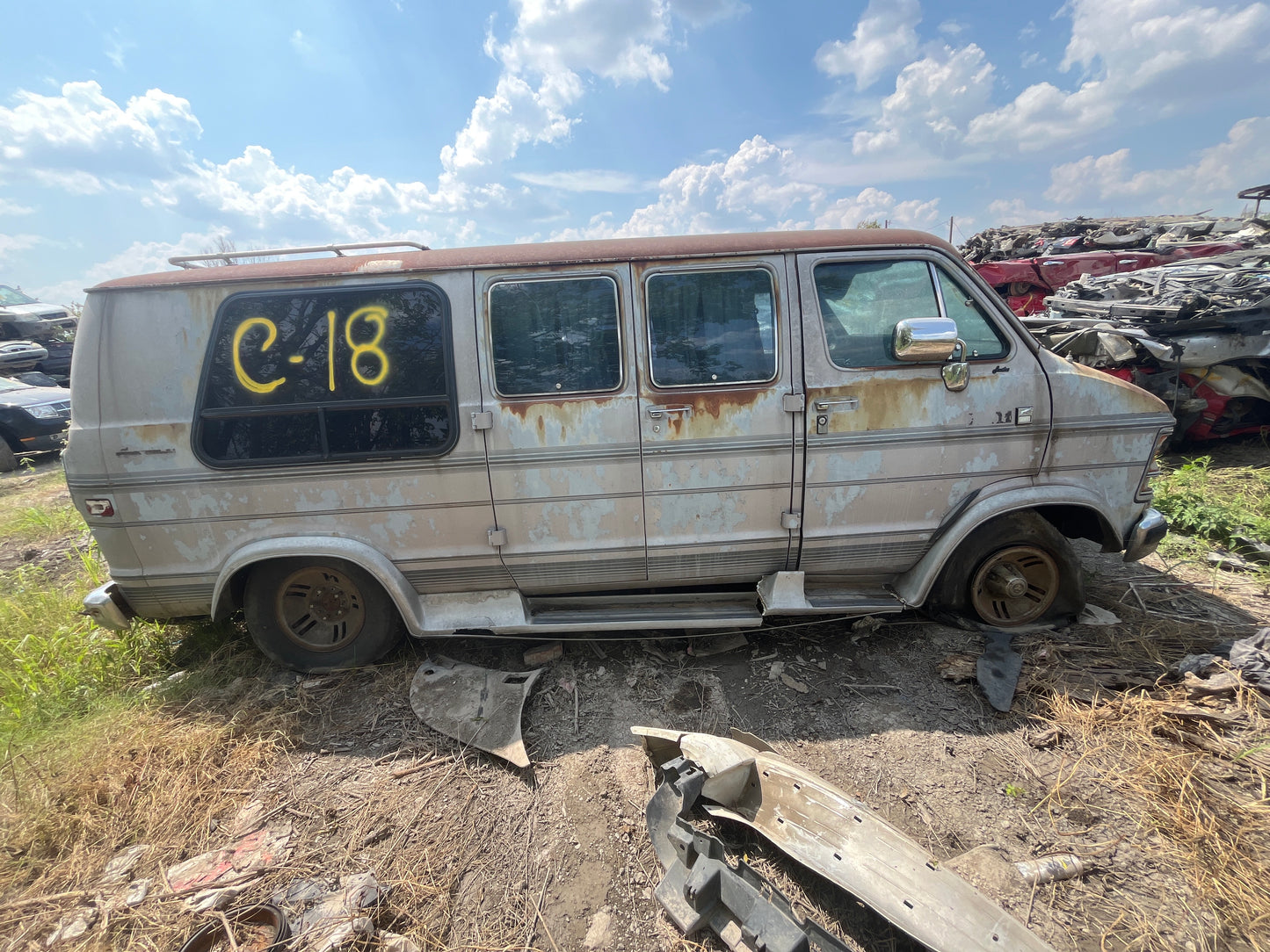 1/2 1985 - 1990 Dodge 250 Van | All Parts A - F | SKU #: M17648 - C-18