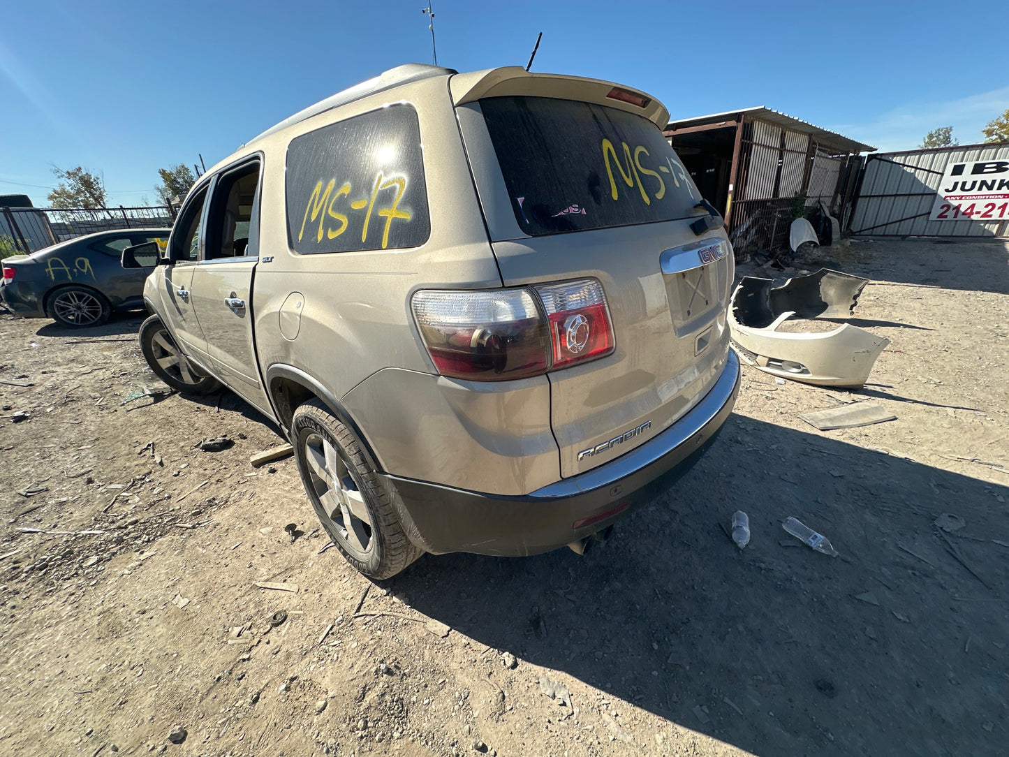 1/2 2007-2012 GMC ACADIA| All Parts A - F | SKU #: M17967